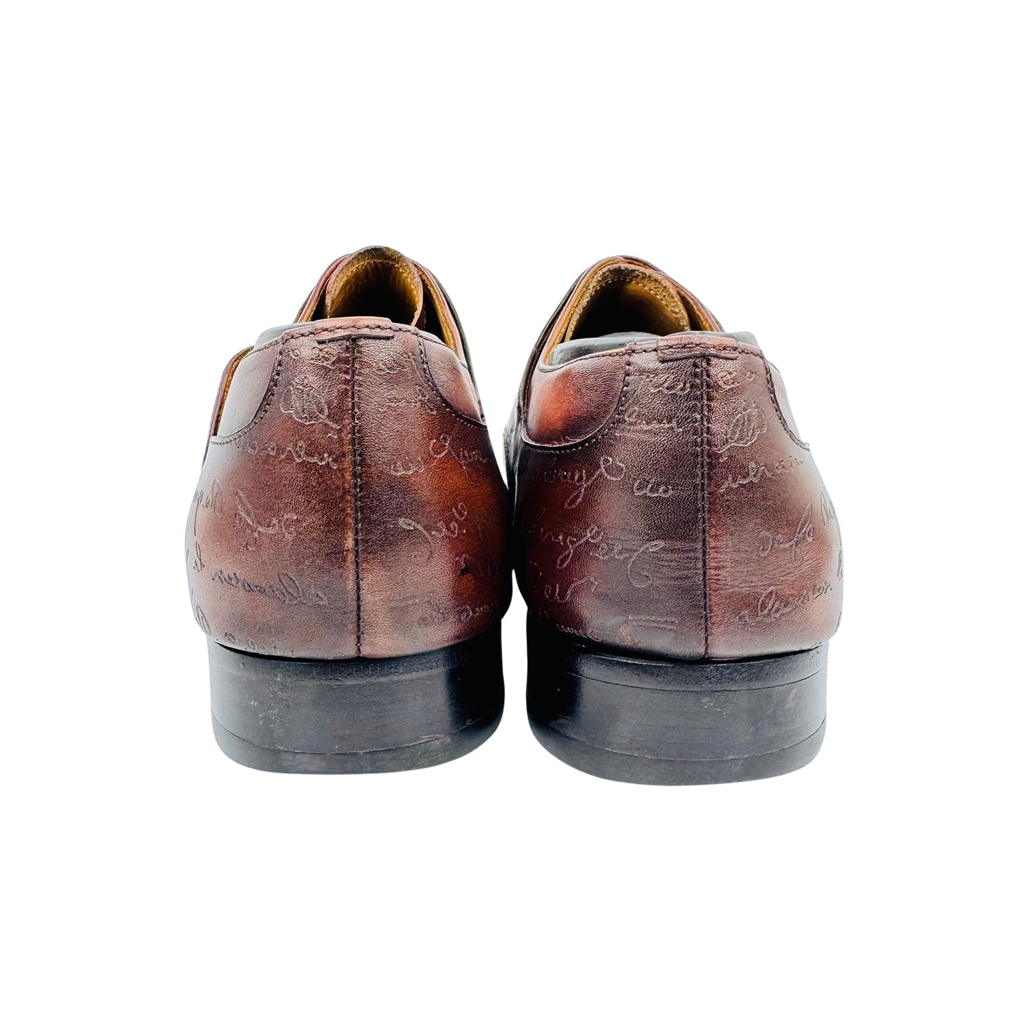 Berluti Scritto 'Brown Patina' Monk Strap Shoes (Size 41)