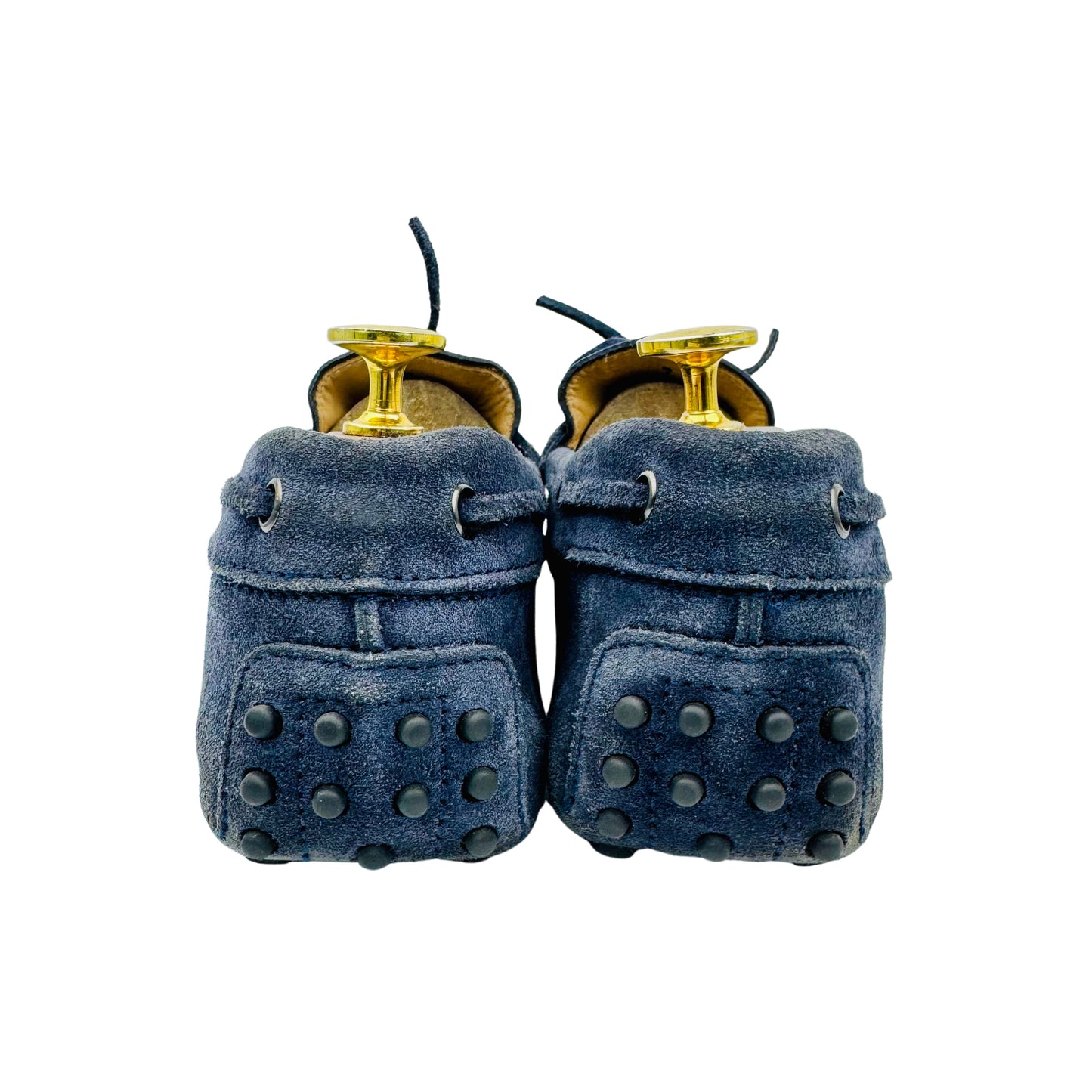 Tod's Men's Blue Suede Gommino Loafers (Size 42)