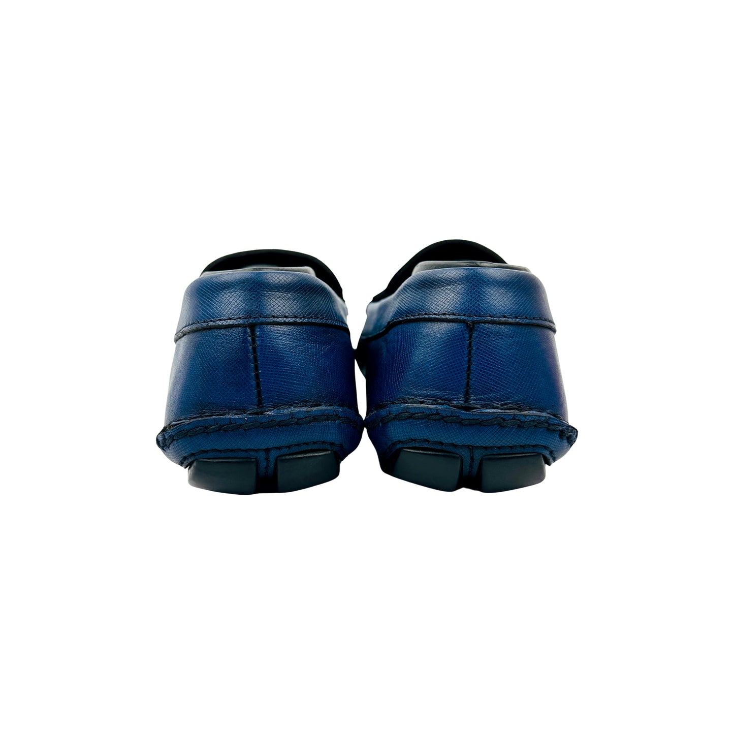 Prada Saffiano Leather Penny Driver Loafers (Size 40/40.5)