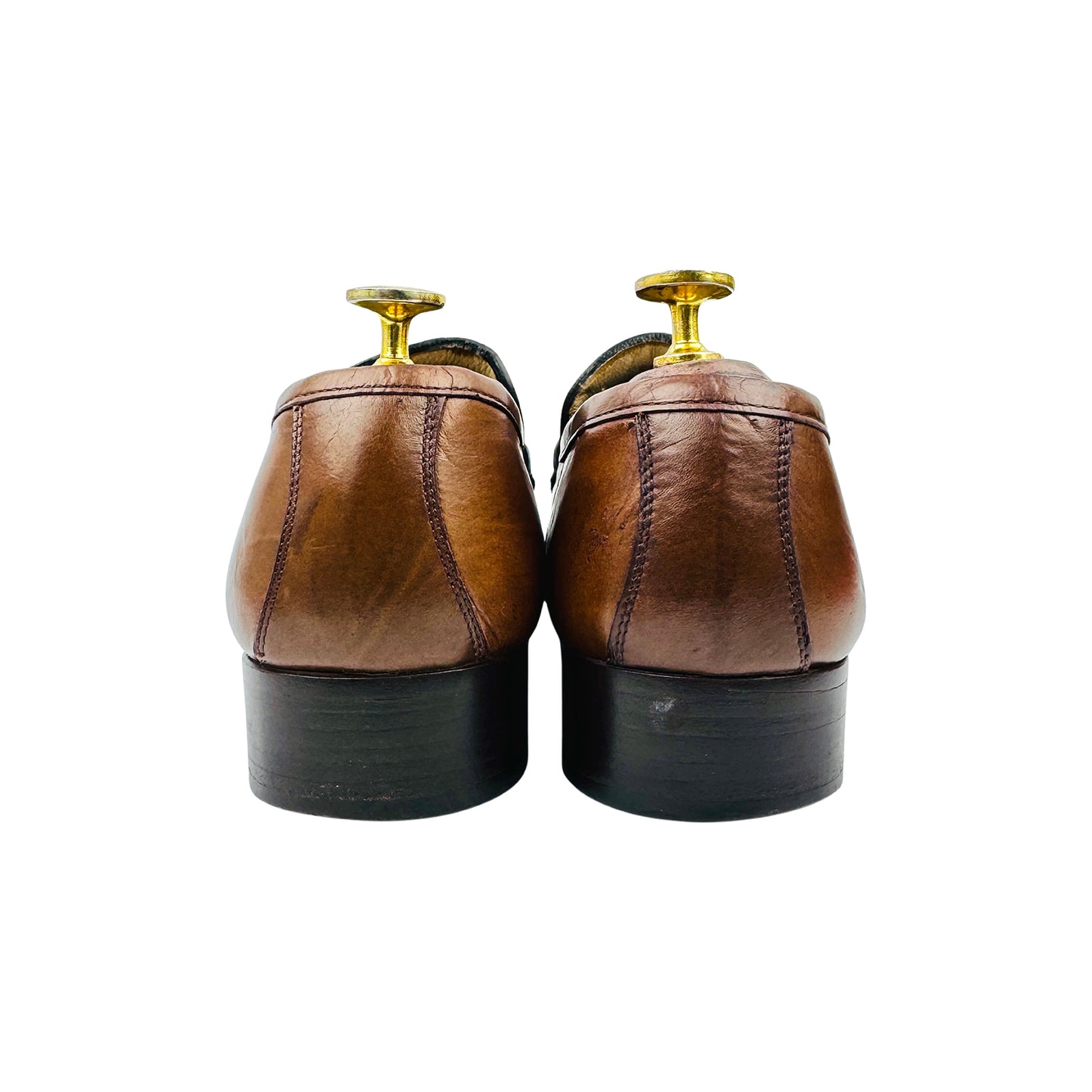 Bally Brown Leather Penny Loafers (Size 41.5)