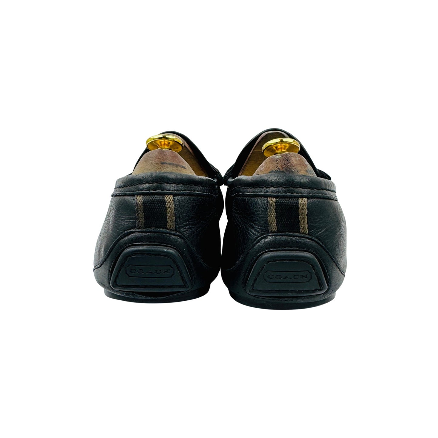 Coach Monogram-Embroidered Loafers (Size 41/41.5)