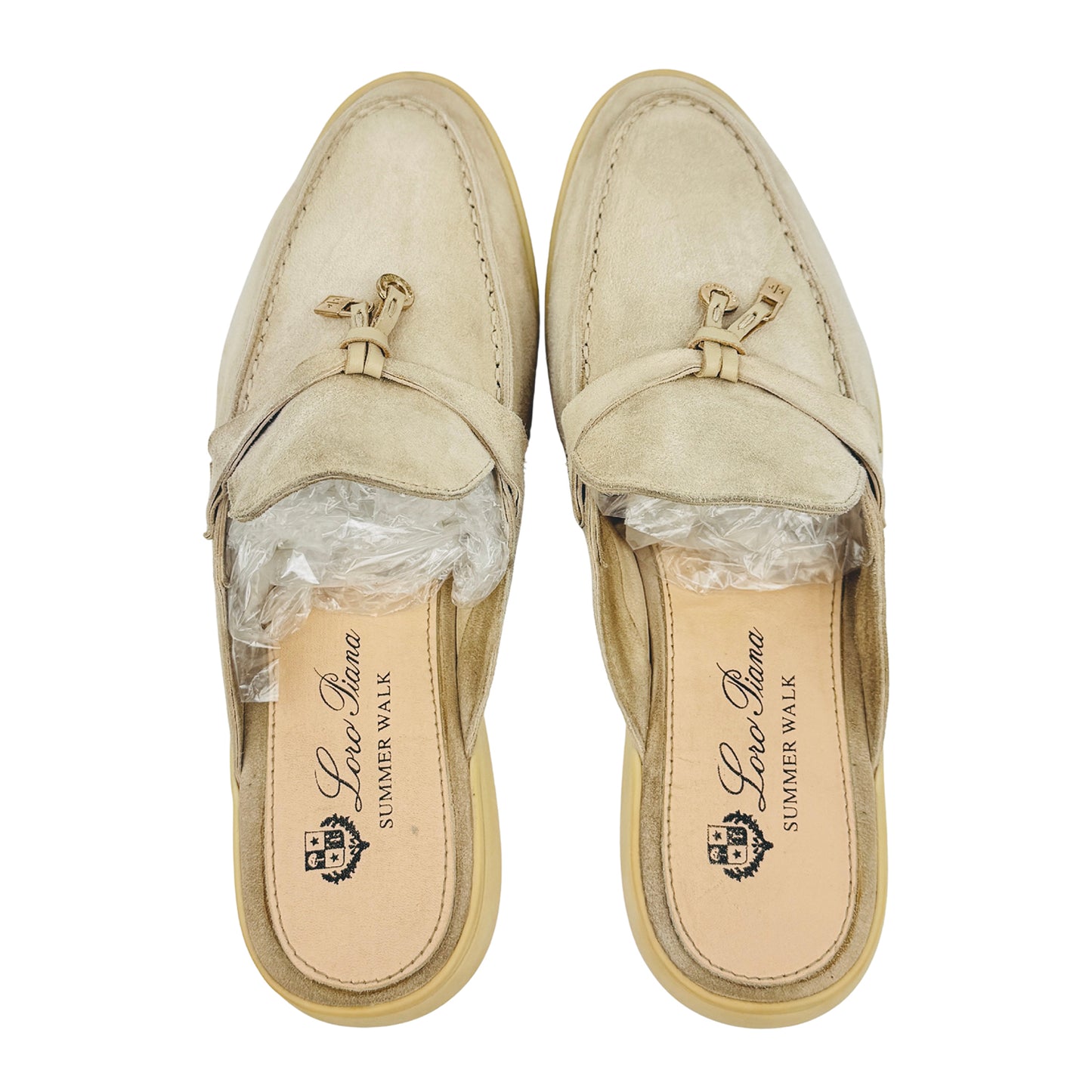 Loro Piana Babouche Charms Walk Mules (Size 41) - H 18068