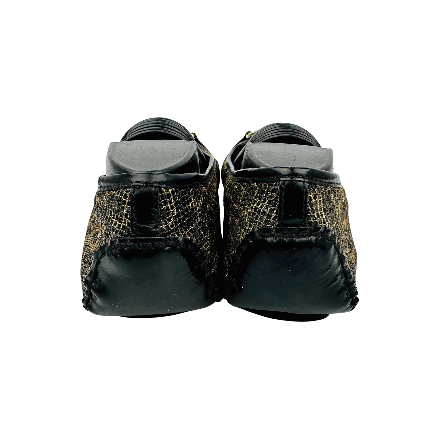 Michael Kors Fulton 'Black Gold' Moccasins (Size 41)
