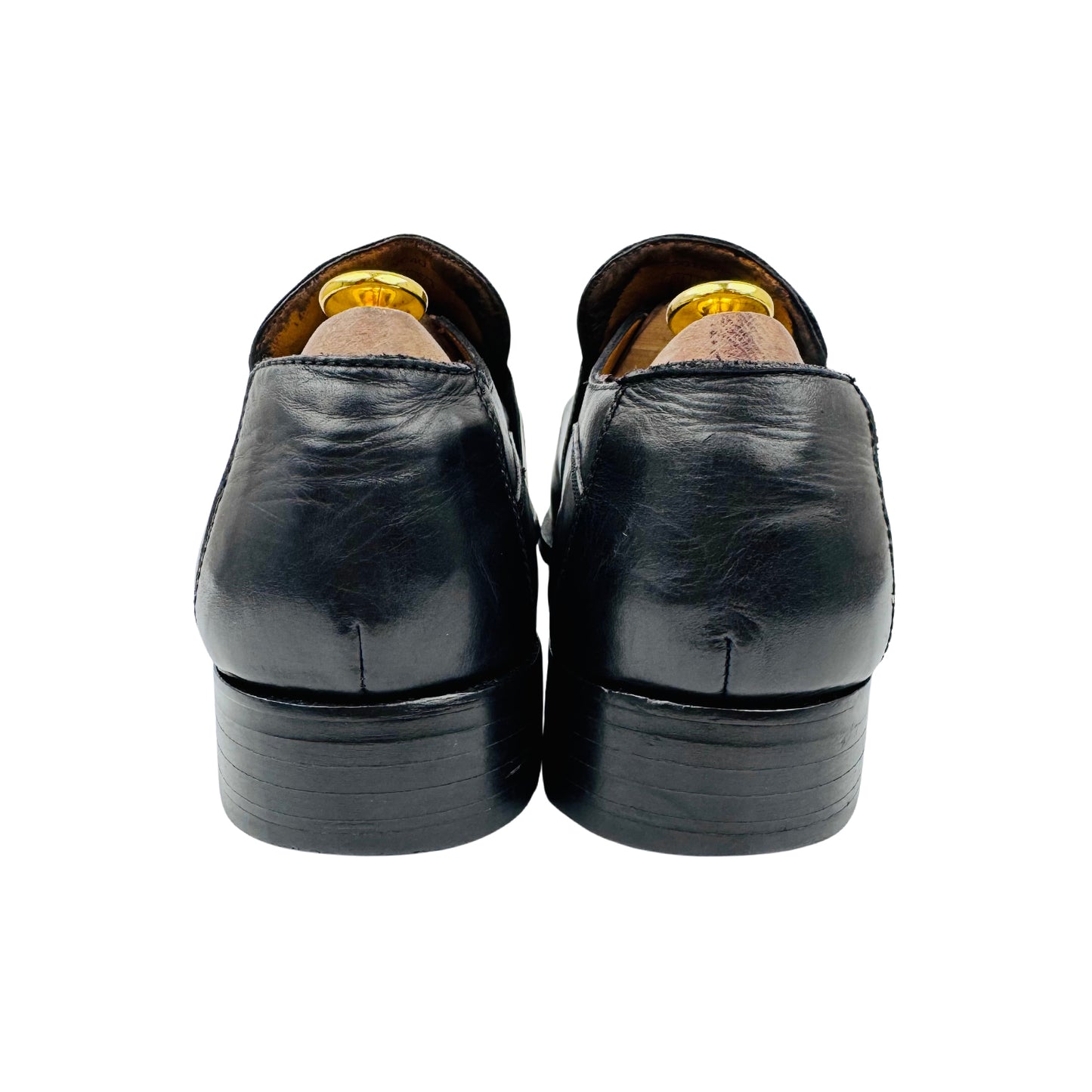 ZARA Men's Black Leather Spain Made Loafer (Size 43)