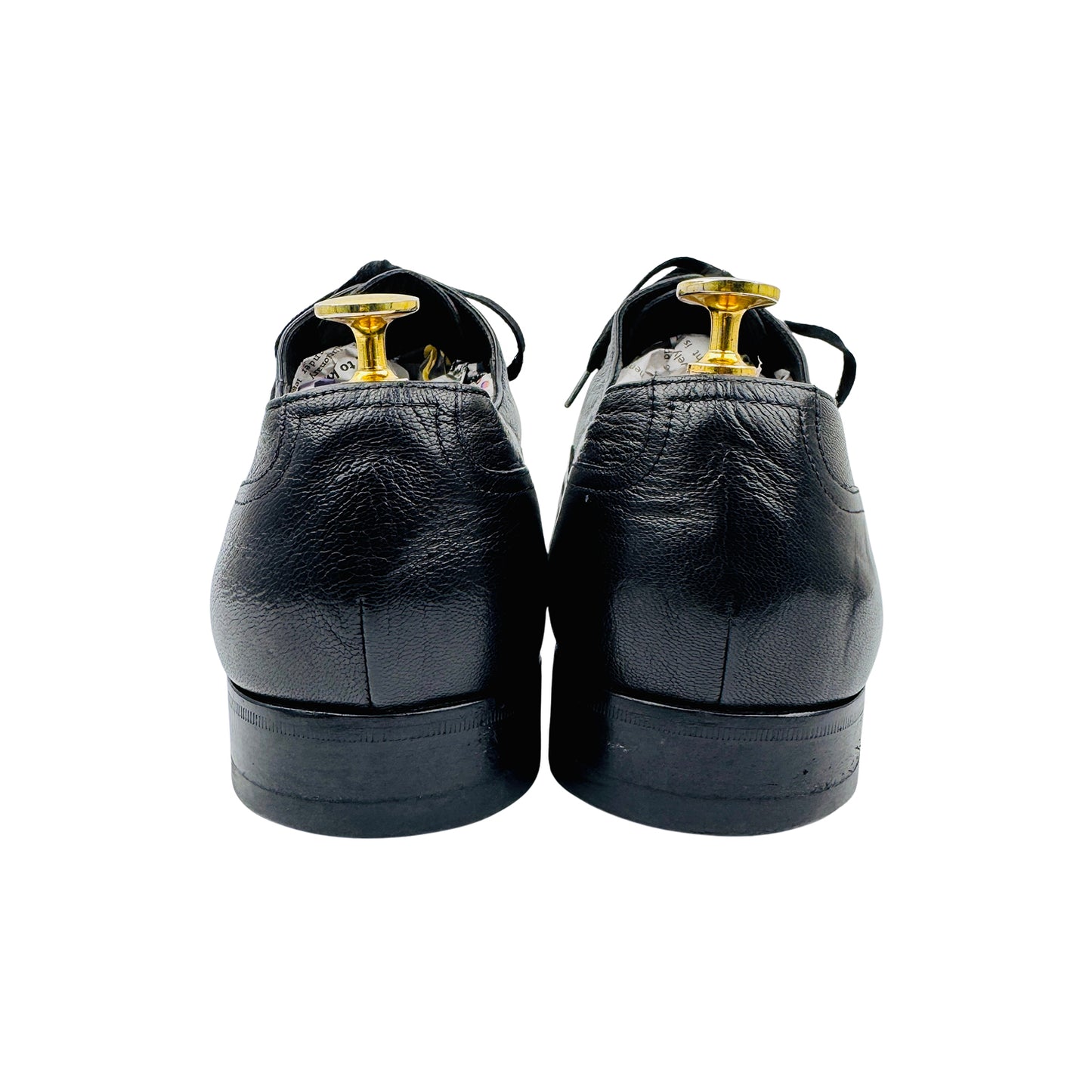 Gucci Men's Black Leather Oxfords (Size 42.5)