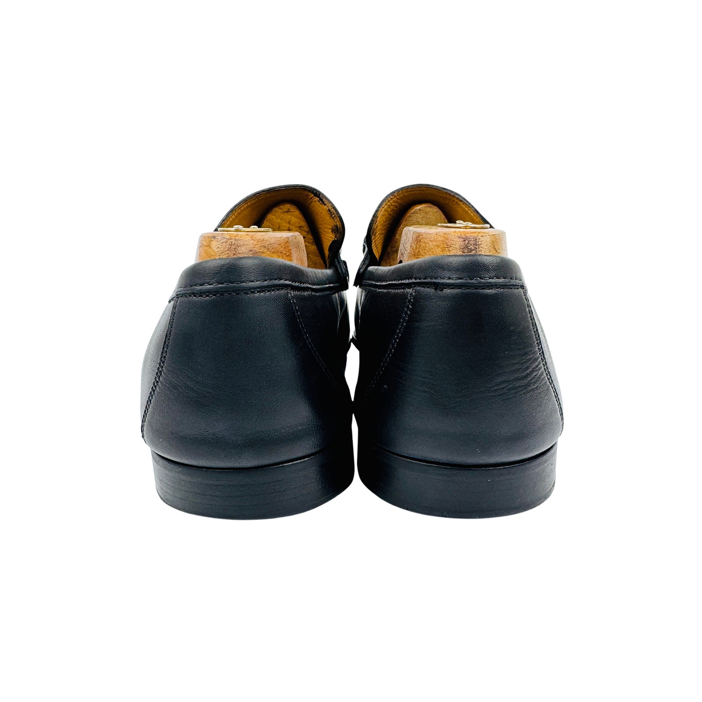 Magnanni Rafa II Black Leather Loafers (Size 43) - 18456