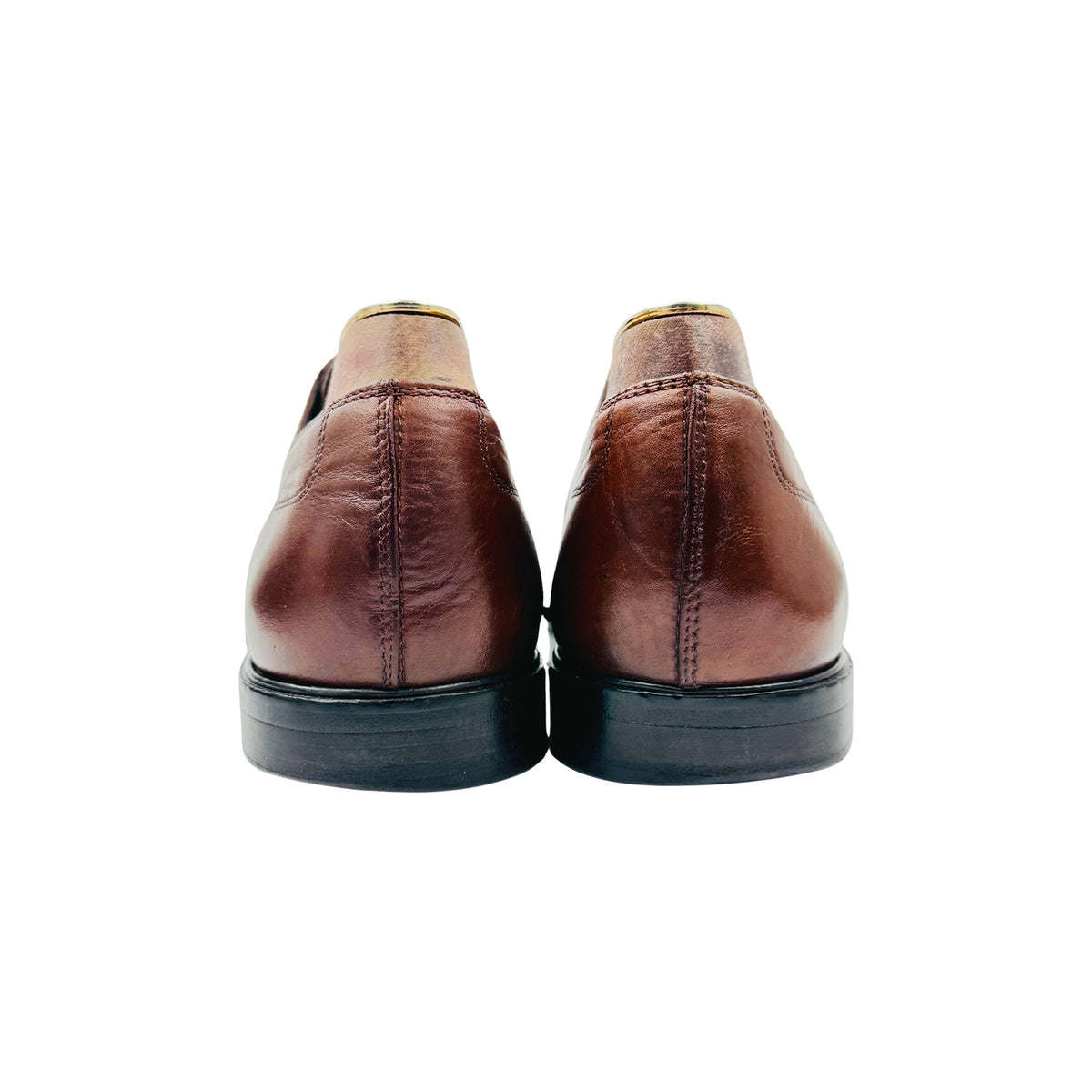 Tods Dark Brown Leather Cap Toe Oxford Shoes (Size 43)