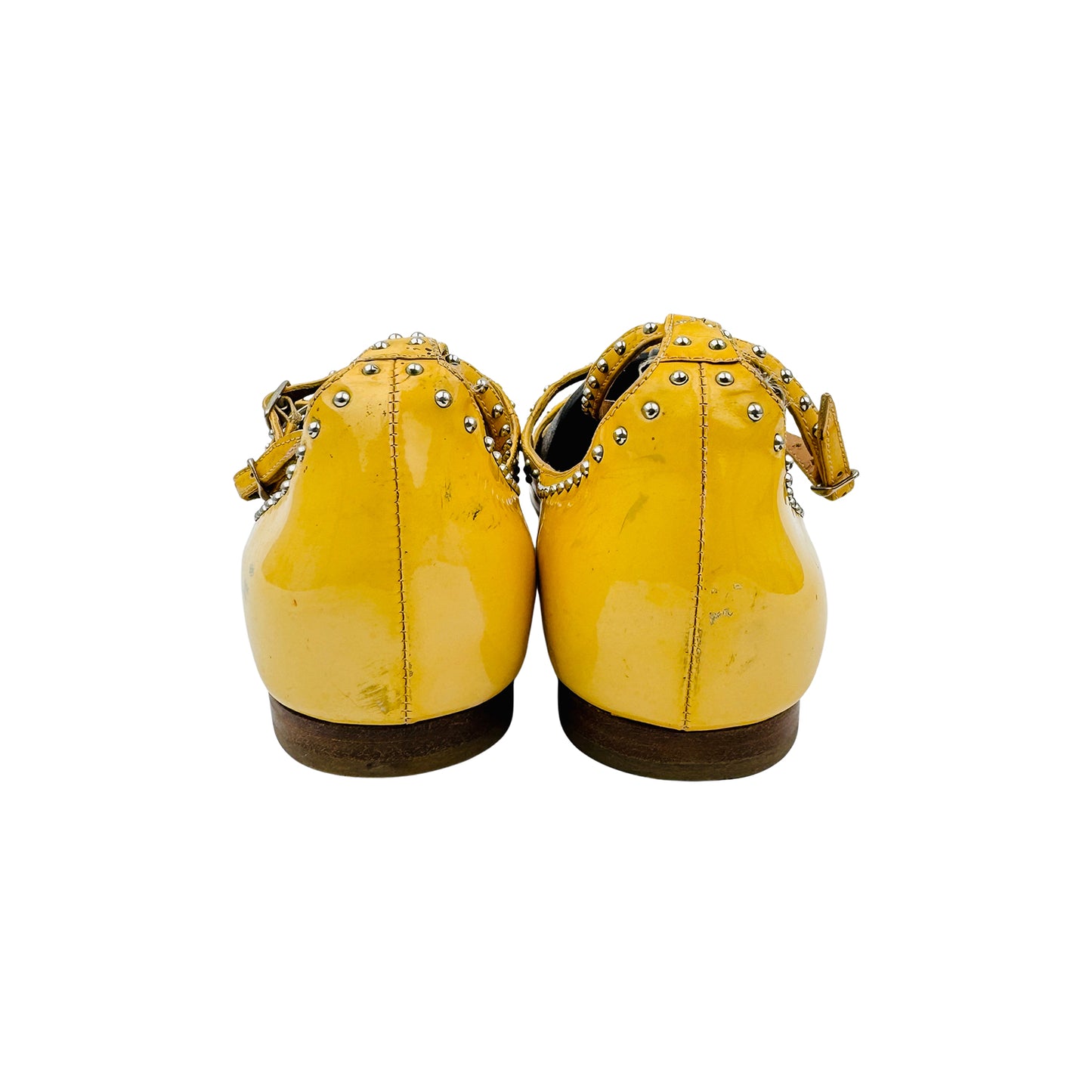 Givenchy Women's Yellow Pointed Toe Flats (Size 38)