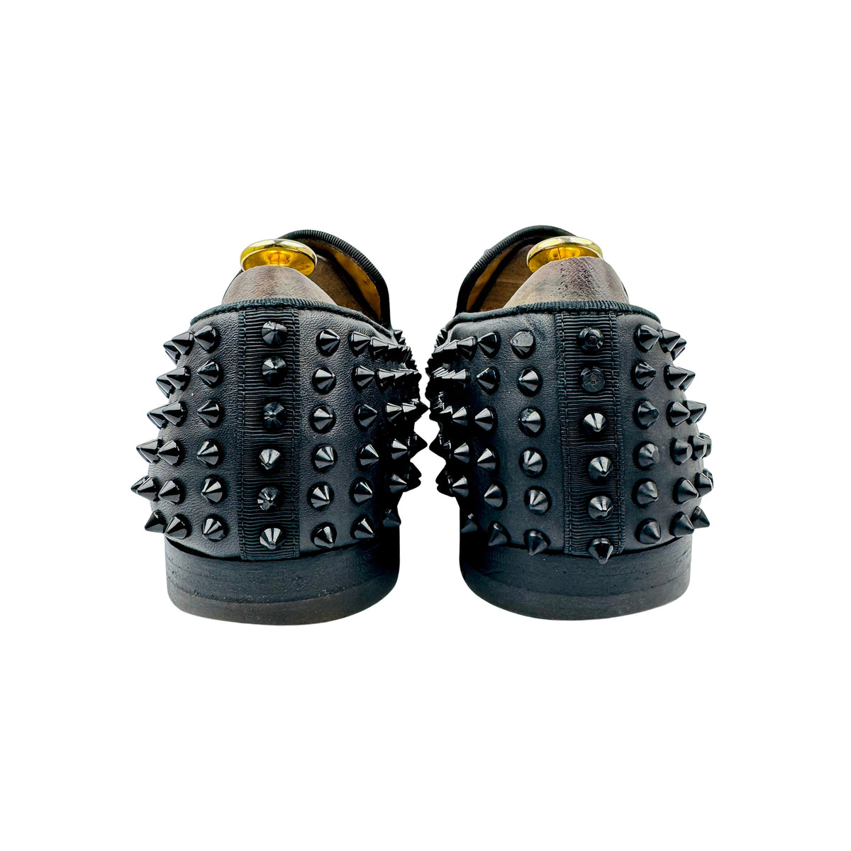 Christian Louboutin Black Dandelion Spikes Loafers (Size 41.5/42)
