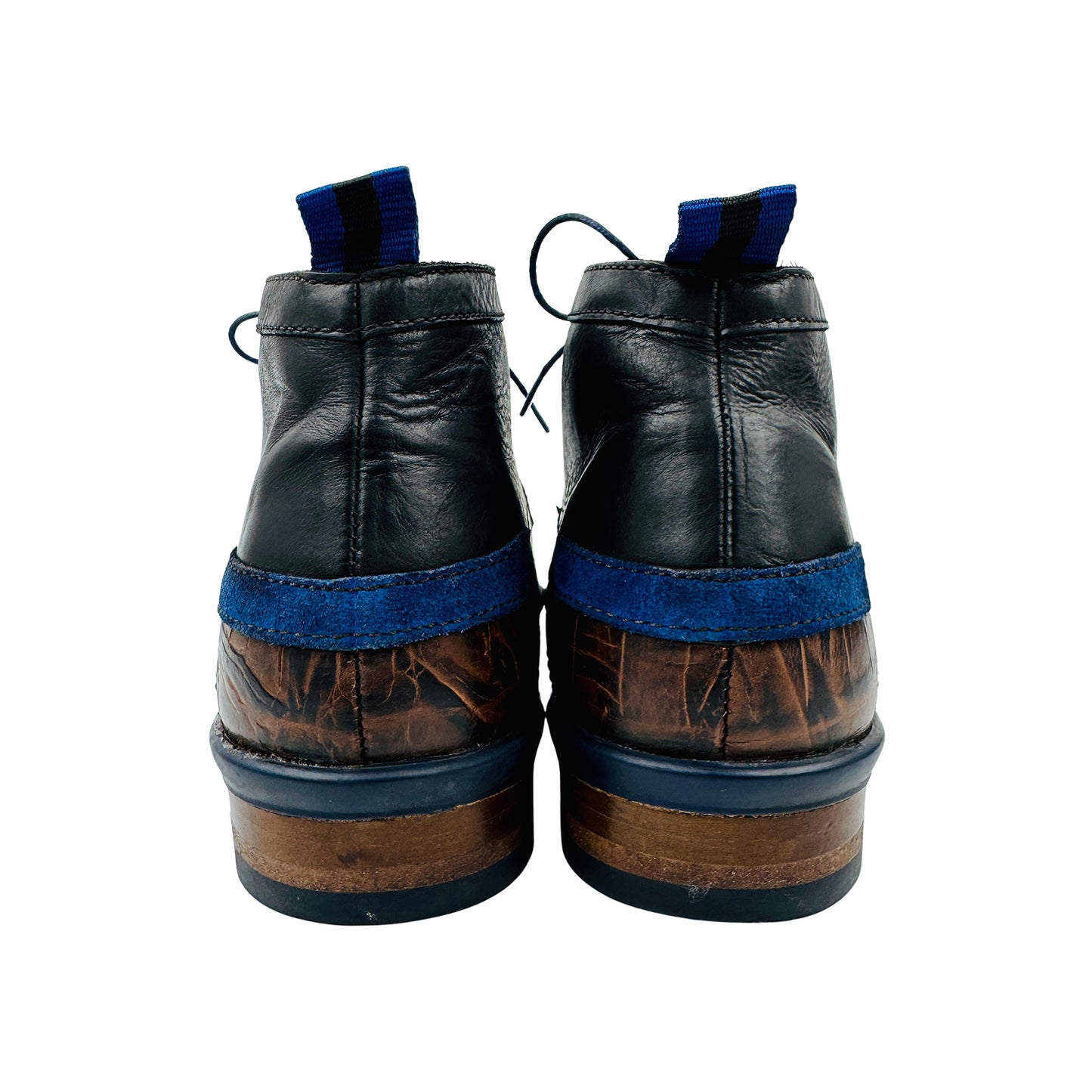 Floris van Bommel Black Leather Boots (Size 42) - 10334/30