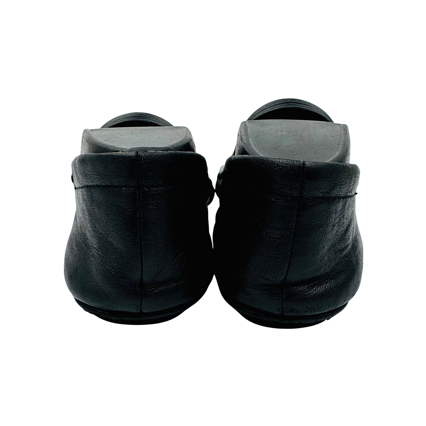 Tory Burch Minnie Travel Black Leather Ballet Flats (Size 37/37.5)