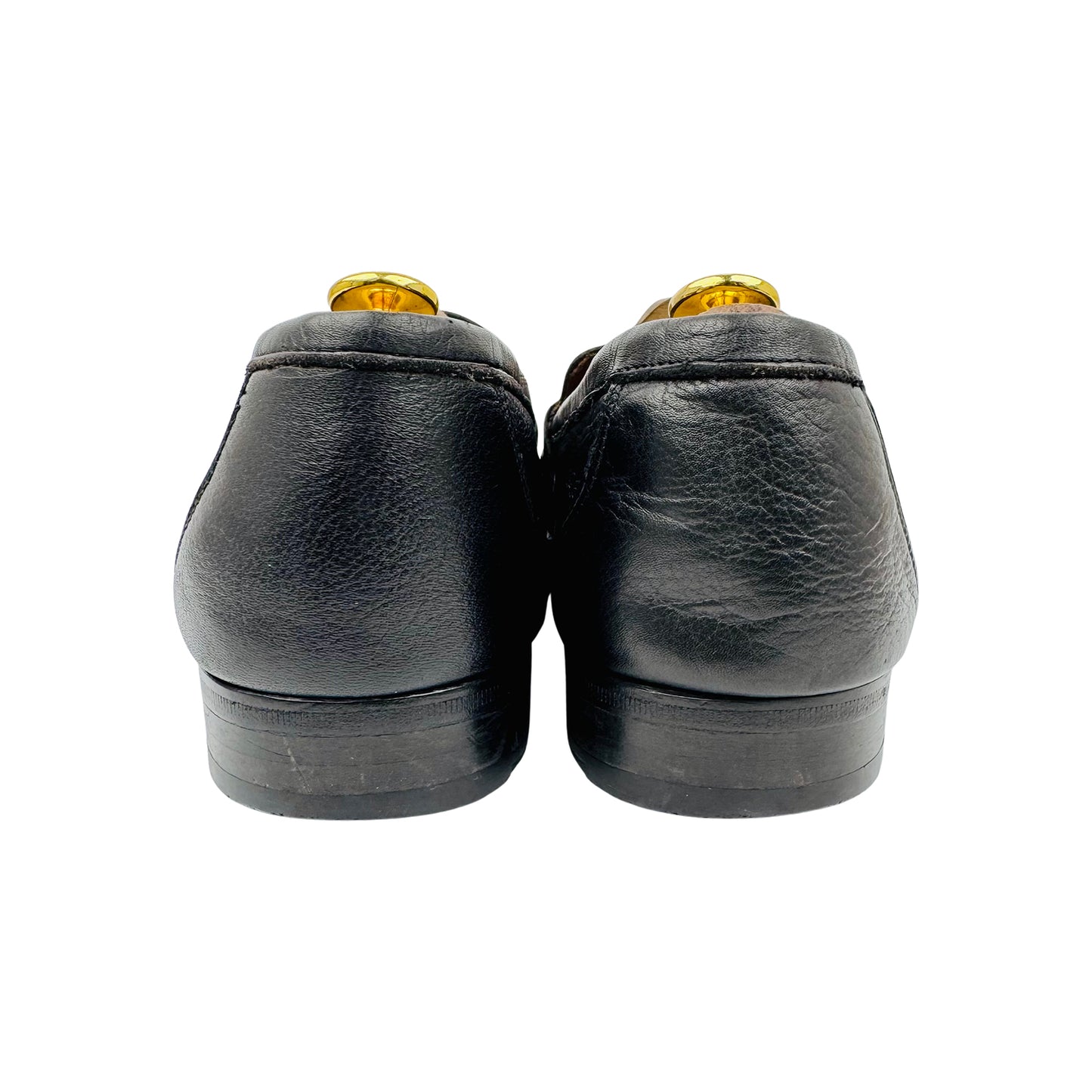 Bruno Magli Men's Black Genuine Leather Loafers (Size 44/44.5)