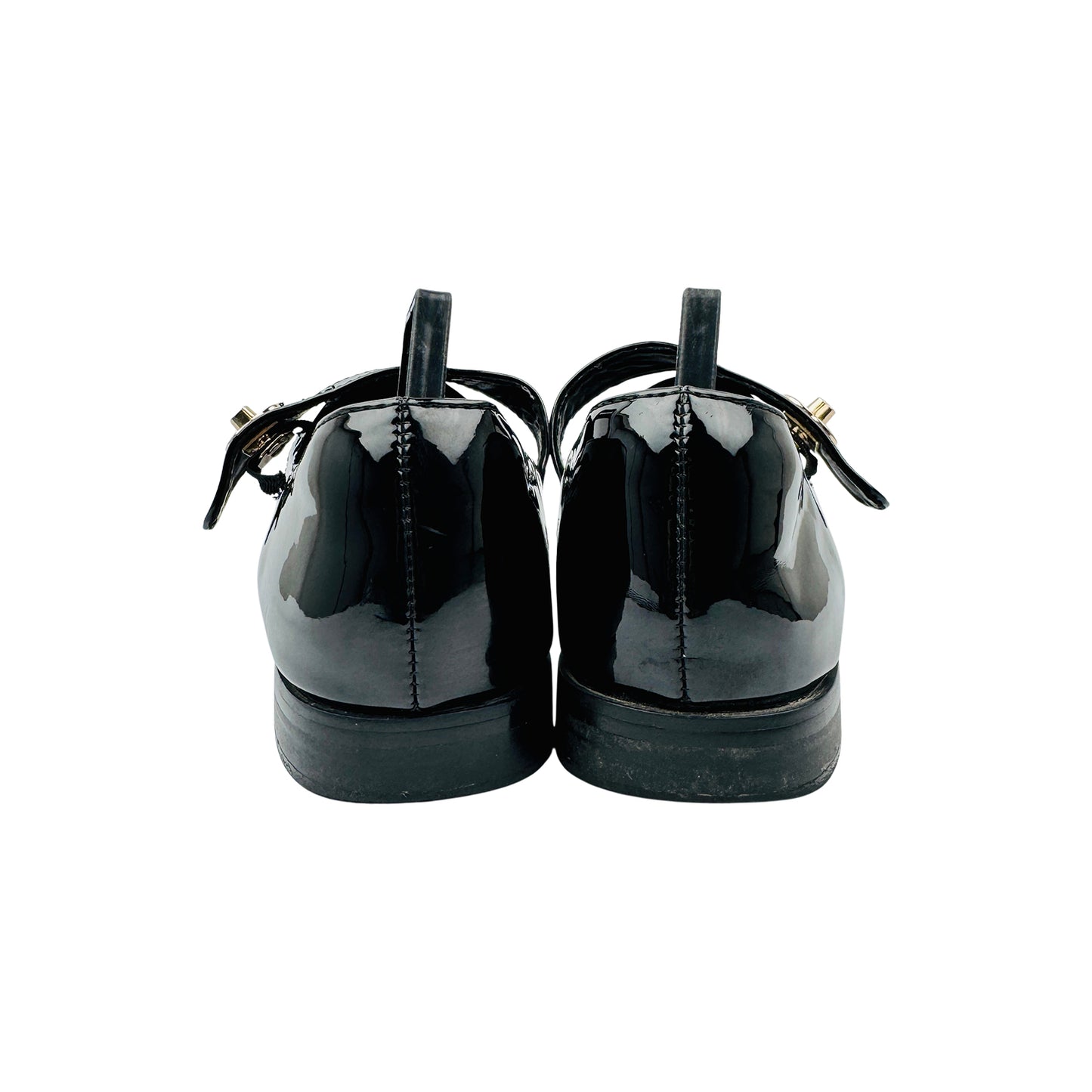 Chanel Mary Jane Black Ballet Flats (Size 35)