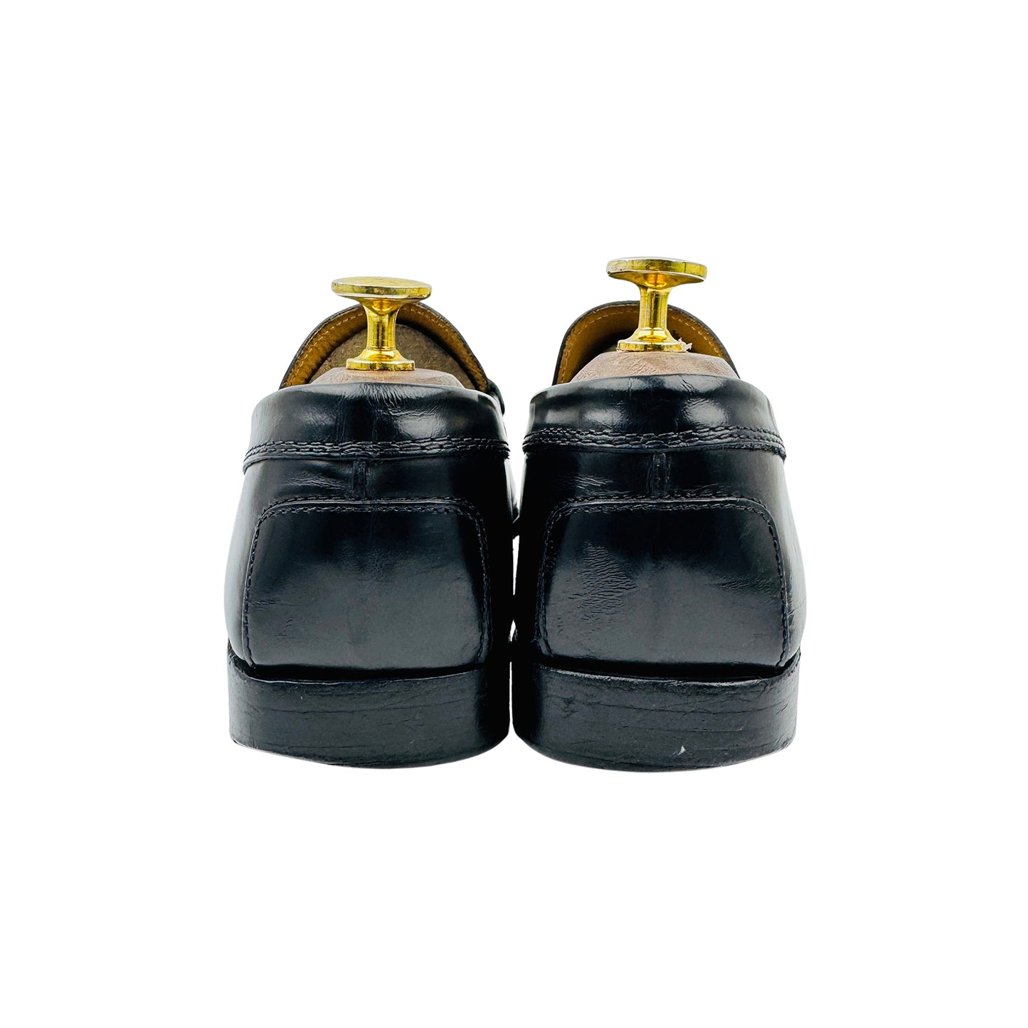 Tods Men's Black Leather Loafers (Size 40/40.5)