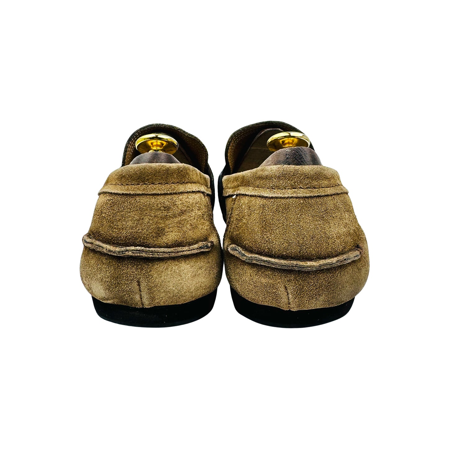 Prada Men's Brown Suede Driving Loafers (Size 43)