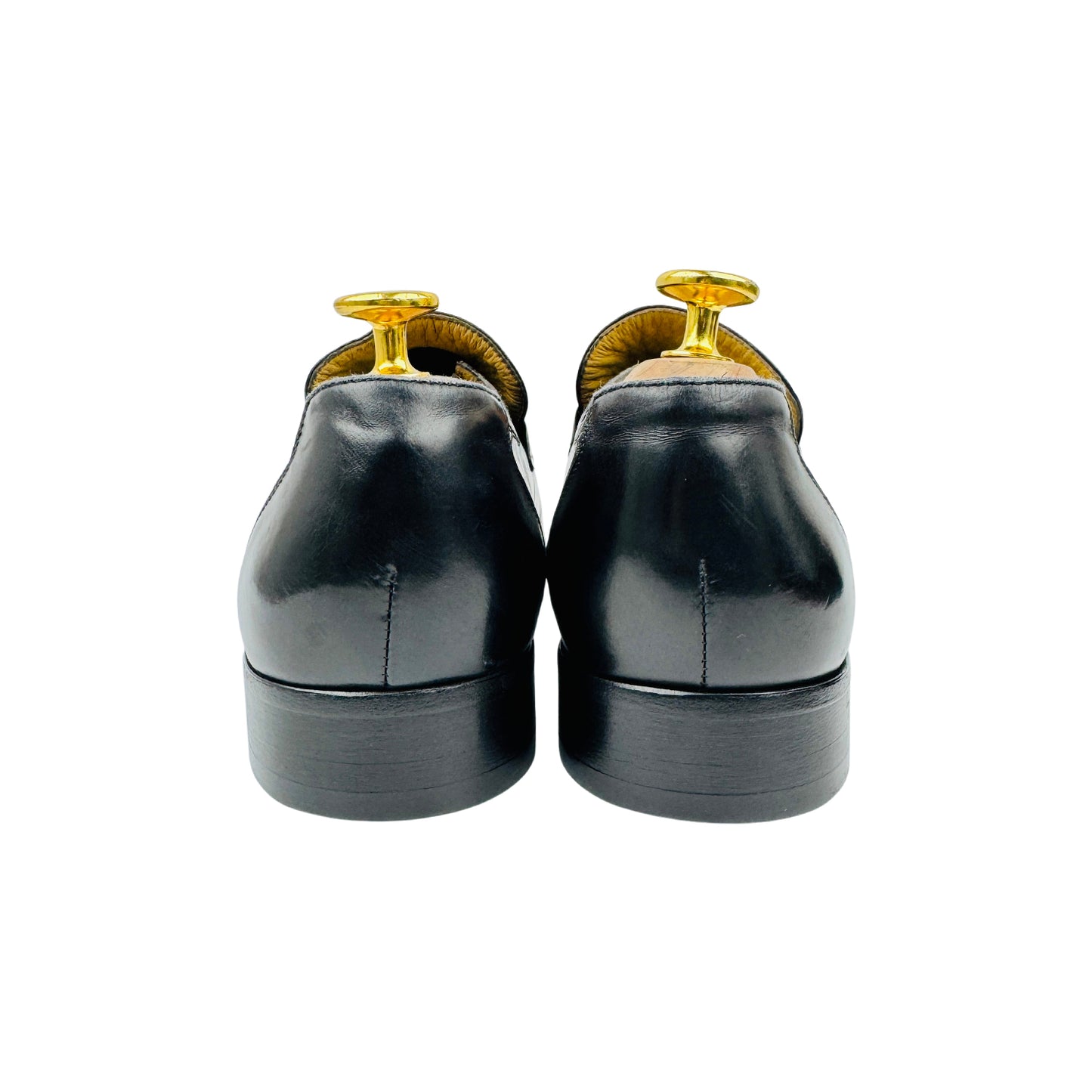 Leonardo Leather Buckle Strap Loafers (Size 40/40.5)