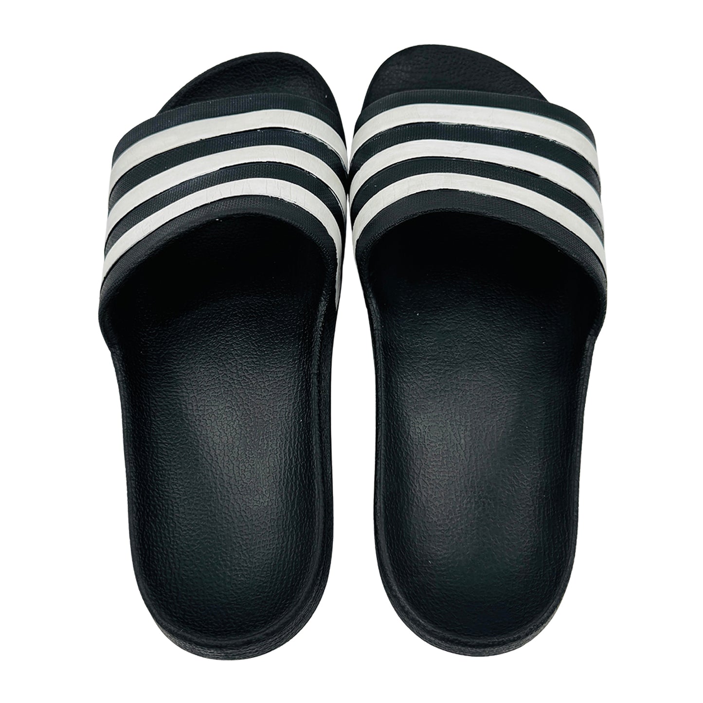 Adidas Adilette Aqua Black Foam Slides (Size 43)