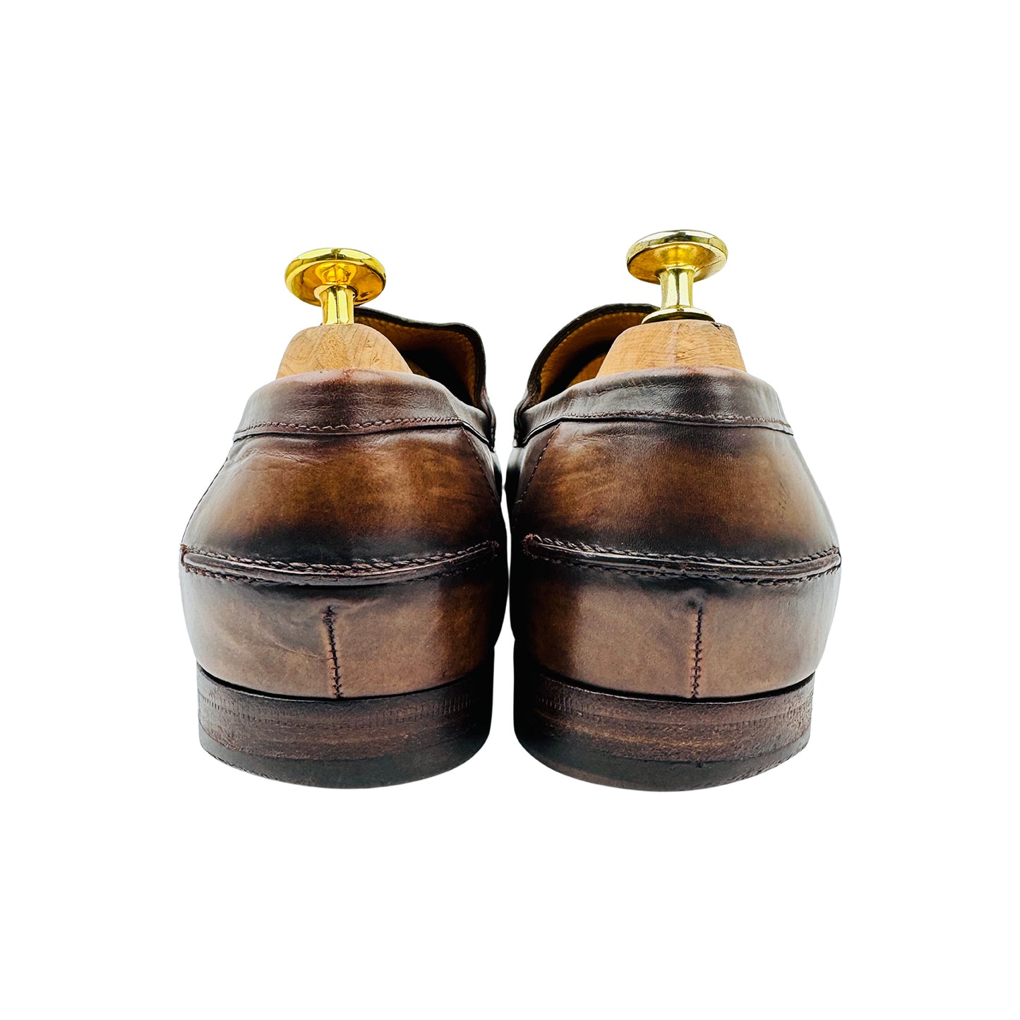 Gucci 'Burnished Brown' Leather Horsebit Loafers (Size 43.5)