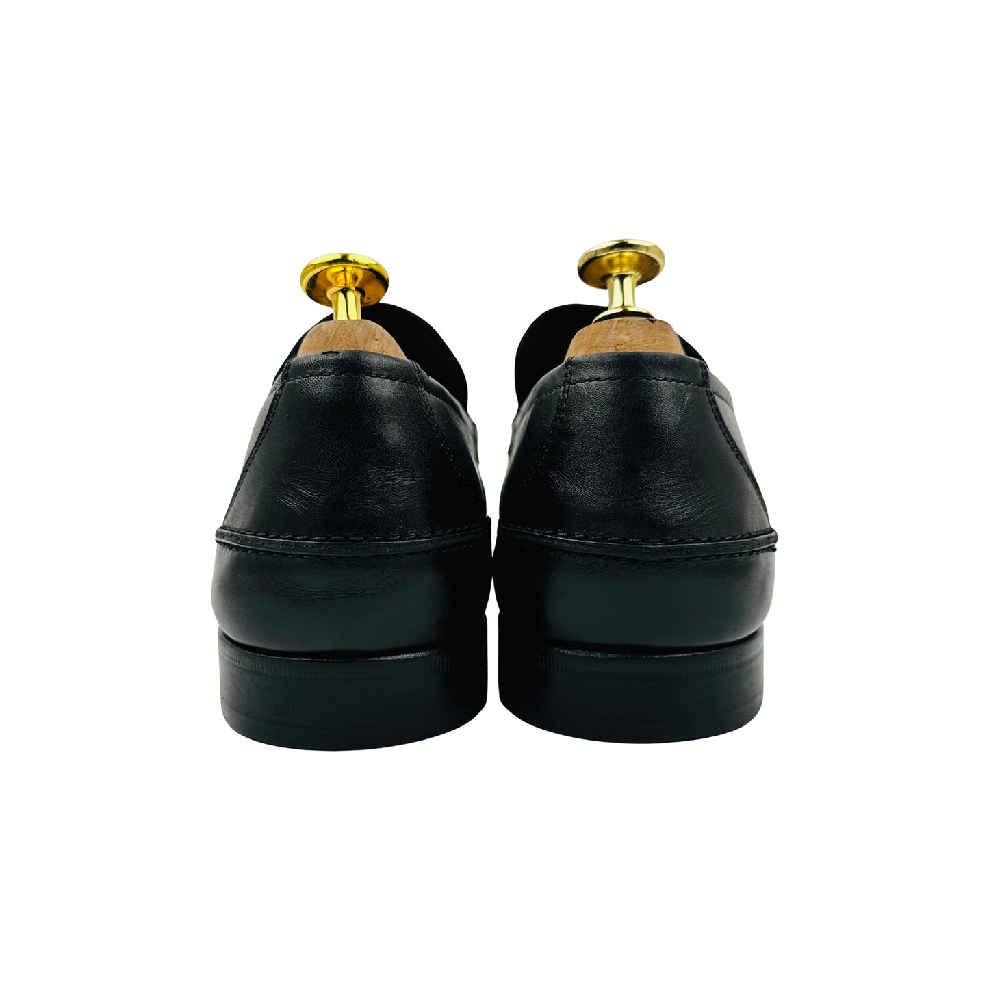Salvatore Ferragamo Black Leather Gancini Bit Loafers (Size 43.5)