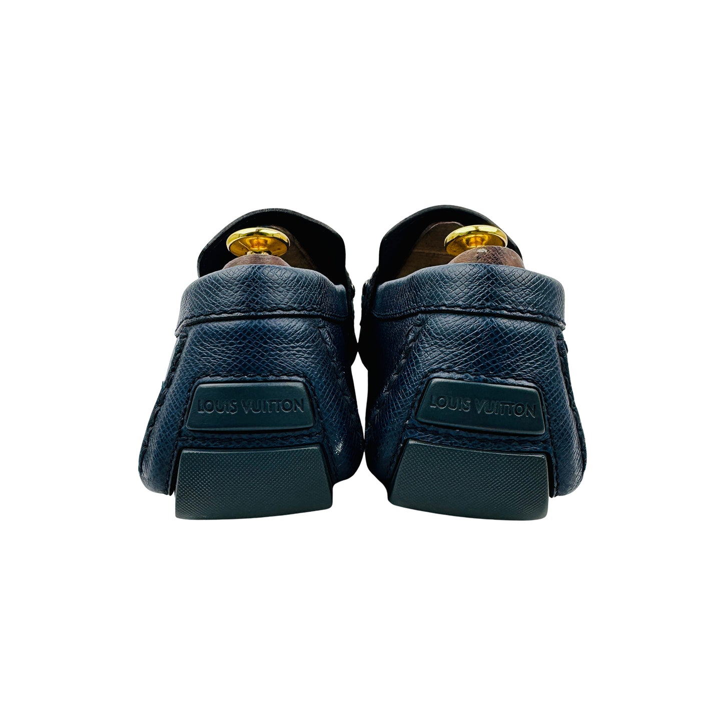 Louis Vuitton Blue Monte Carlo Loafers (Size 43.5)