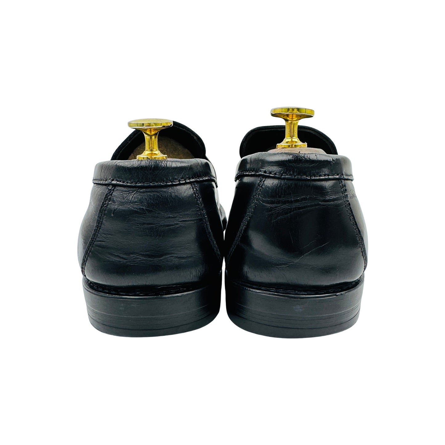 Louis Vuitton Major Black Leather Loafers (Size 41/41.5)
