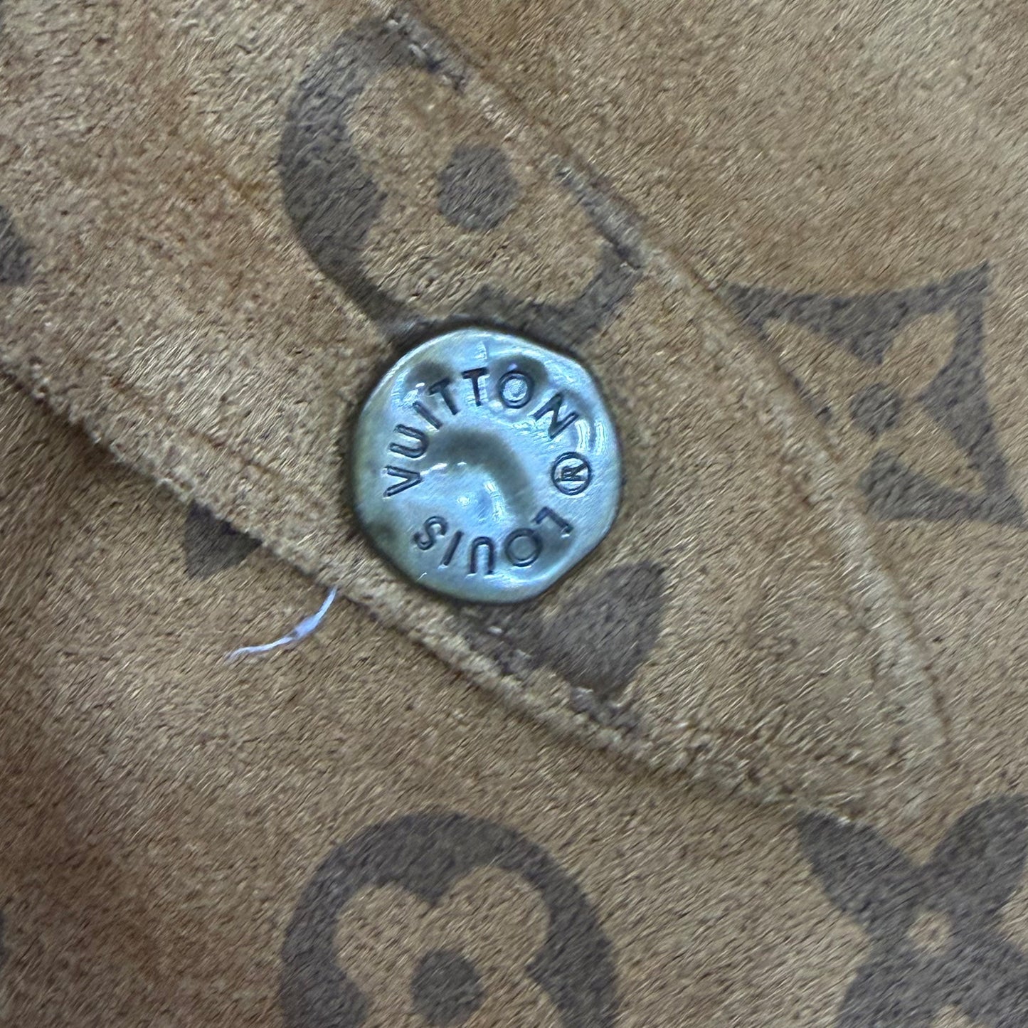 Louis Vuitton Monogram Shearling Blouson Jacket (Size Large)