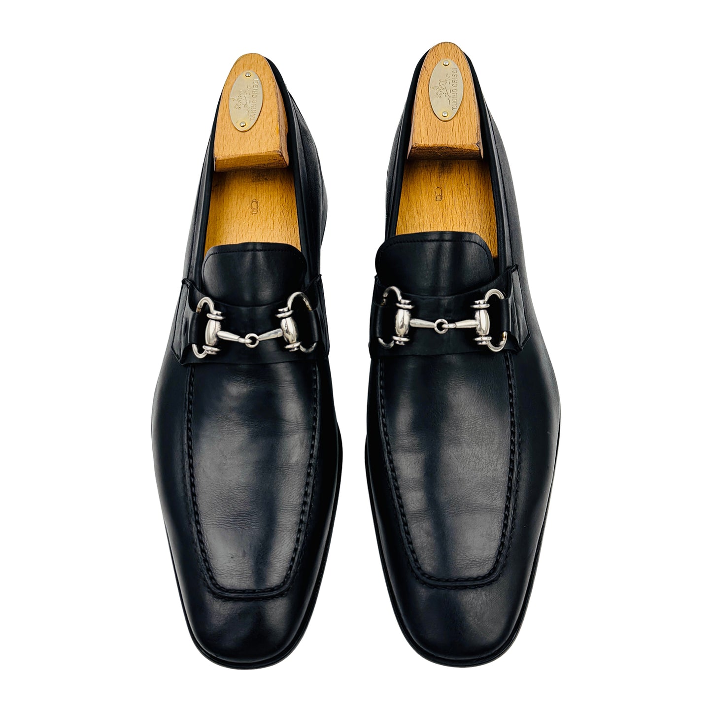 Magnanni Rafa II Black Leather Loafers (Size 42.5) - 18456