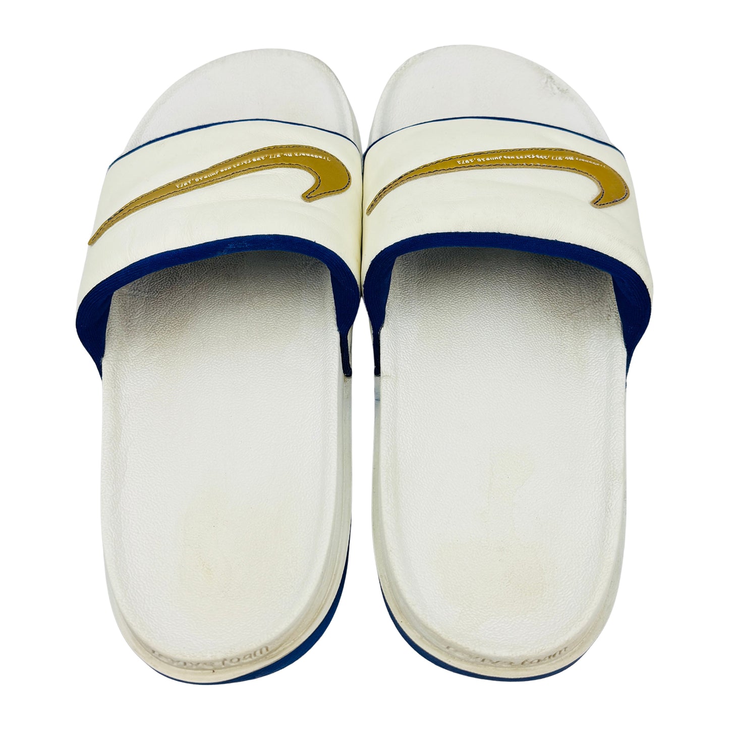Nike Offcourt 'Sail Metallic Gold' Slides (Size 45) - DH8081-100