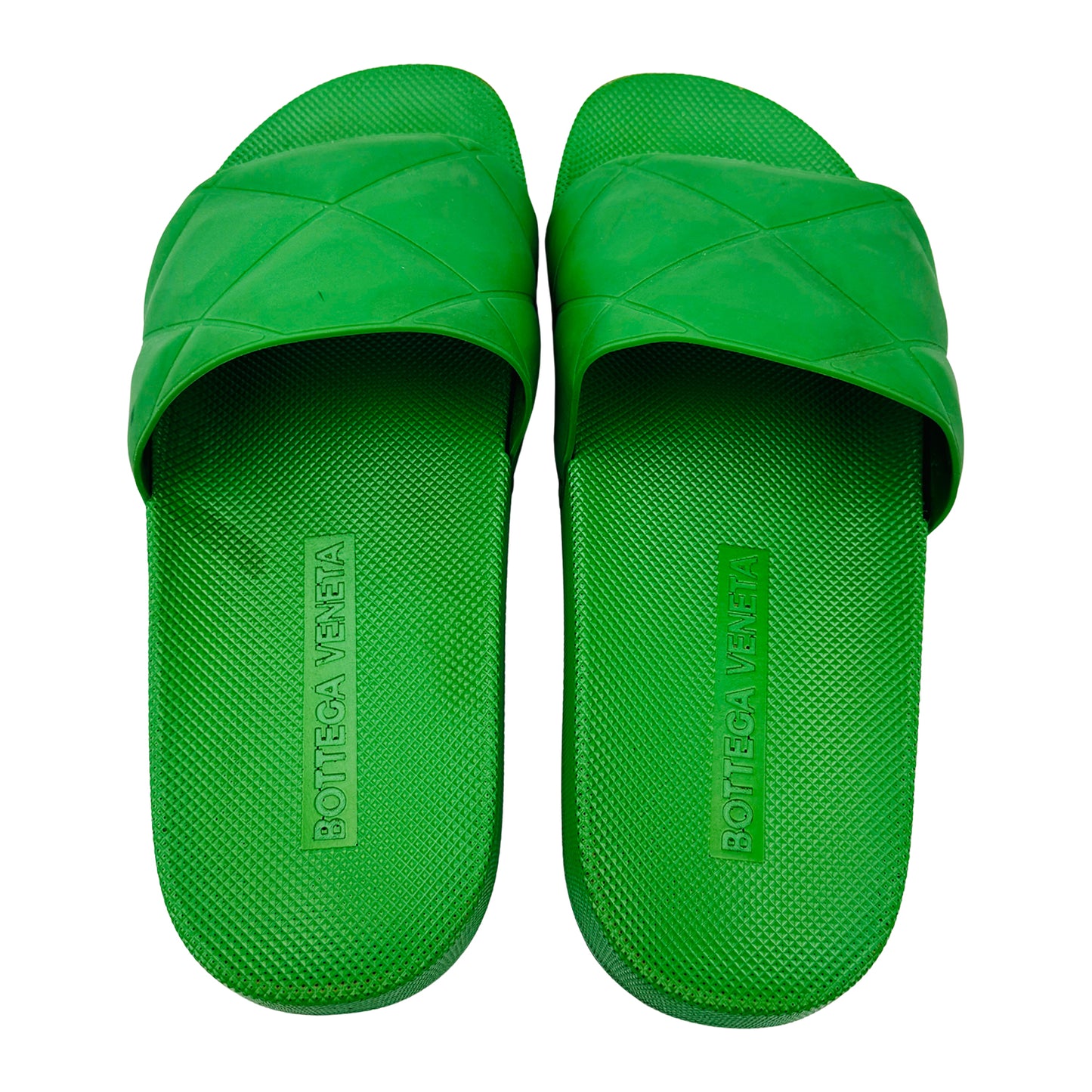 Bottega Veneta Green Slider Slippers (Size 42/42.5)