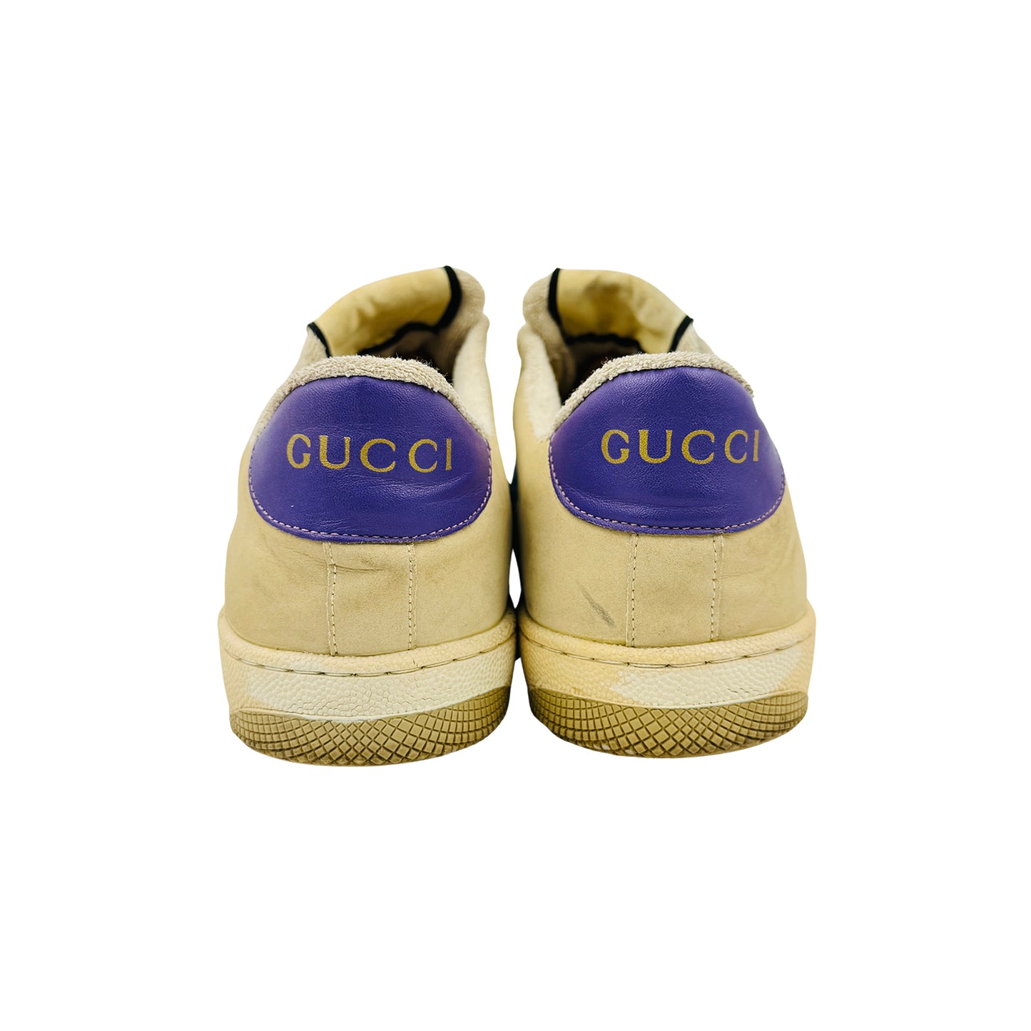 Gucci Screener Beige Sneakers (Size 42.5)