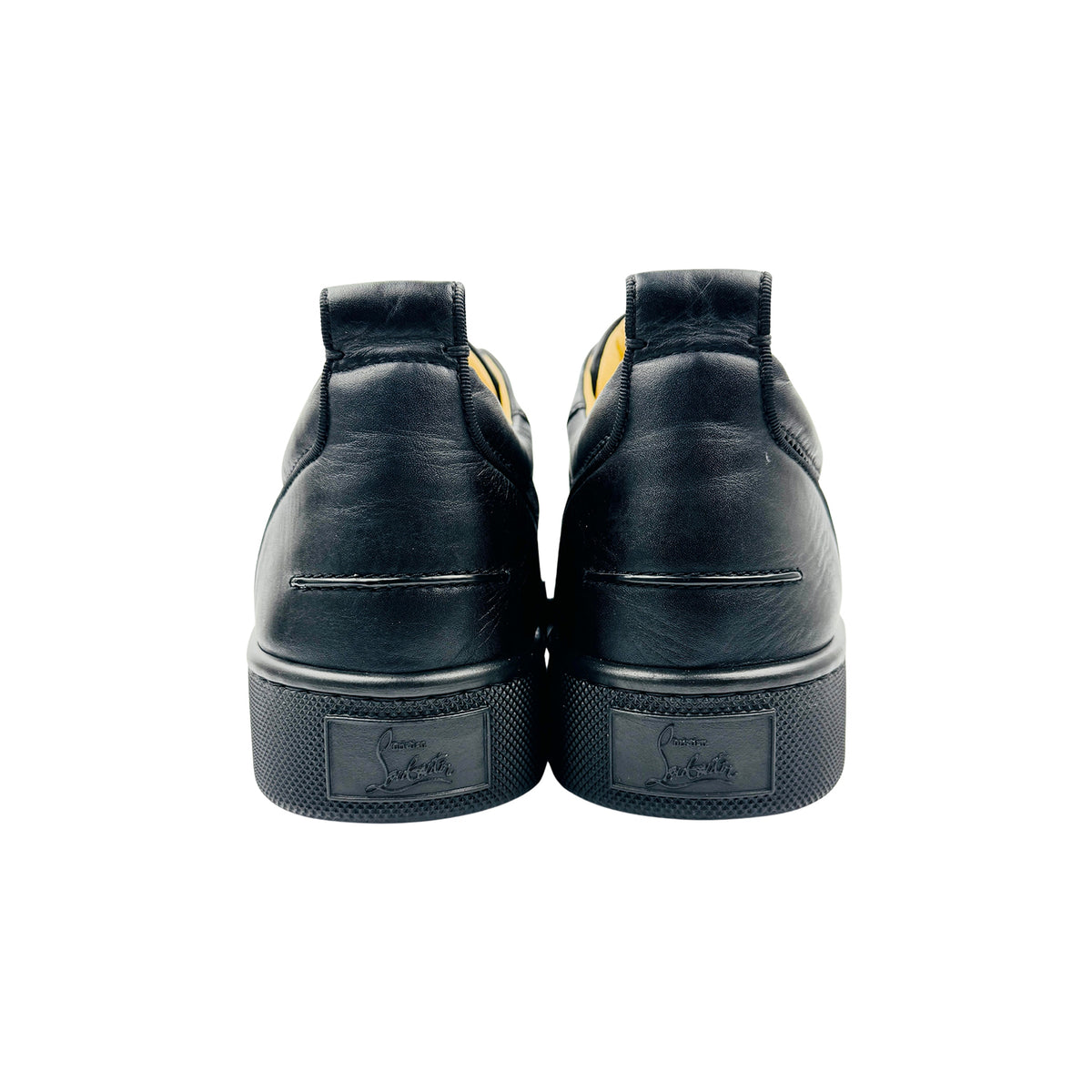 Christian Louboutin Happyrui Black Leather Sneakers (Size 43)