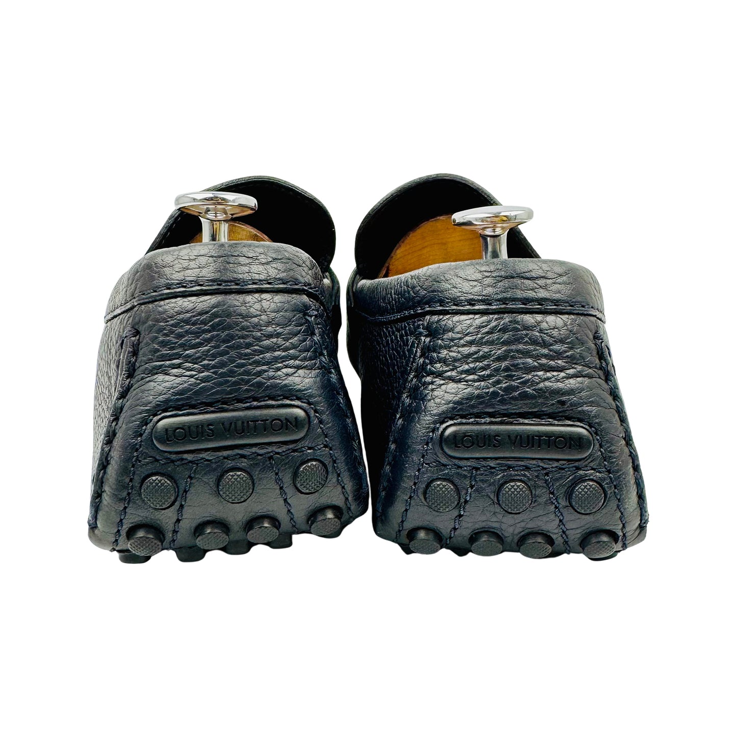 Louis Vuitton Hockenheim Navy Blue Loafers (Size 46)