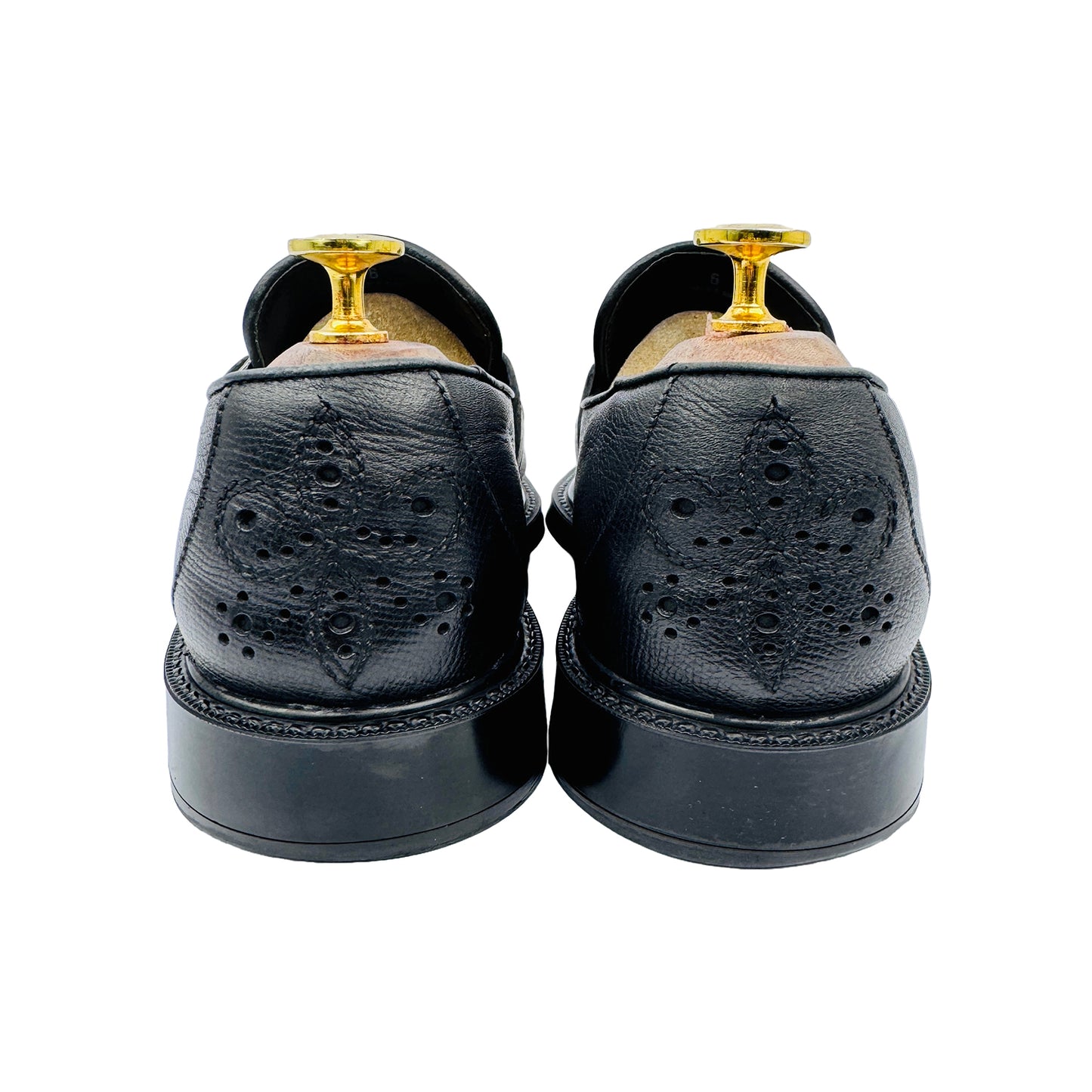 Back Side image of Tod's Men's Monkstrap Textured Leather Loafers (Size 41/41.5)