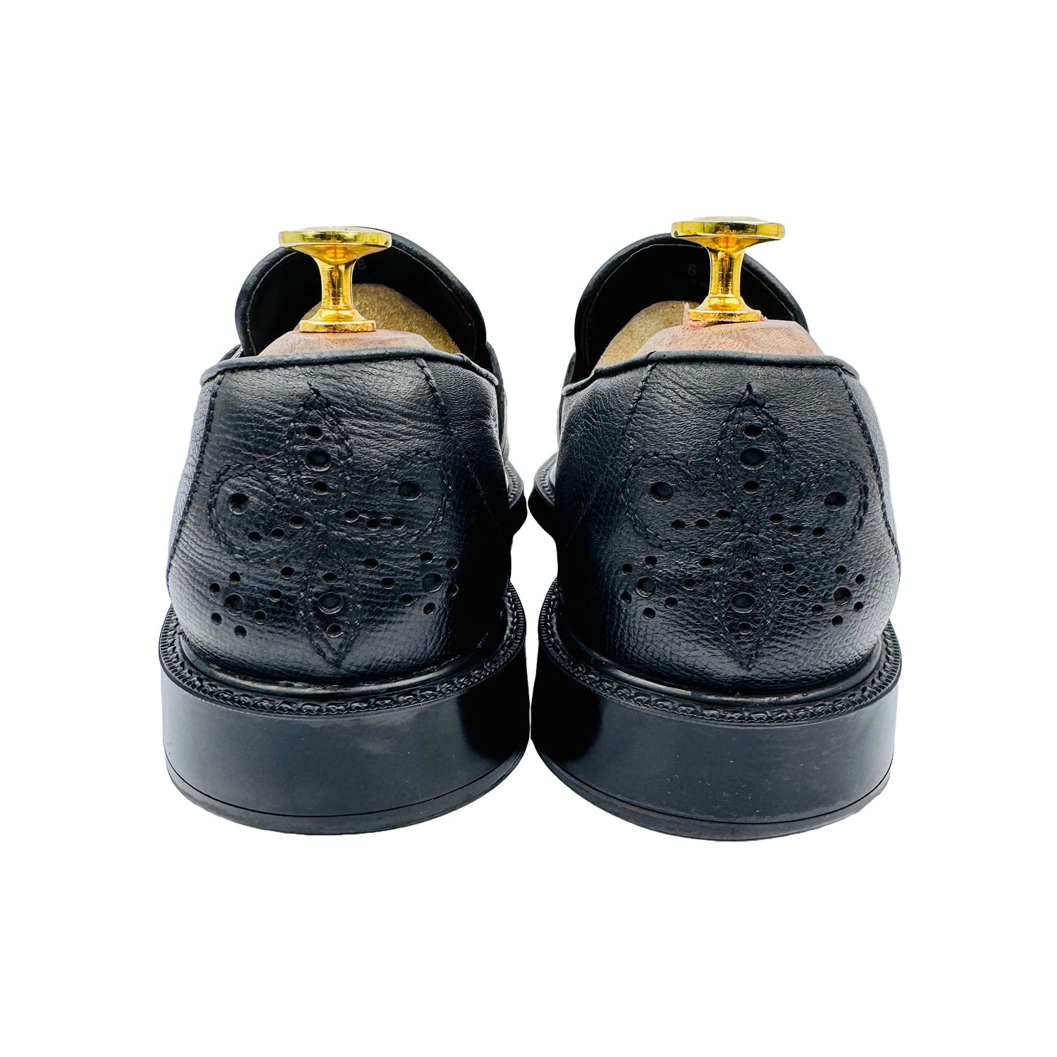 Back Side image of Tod's Men's Monkstrap Textured Leather Loafers (Size 41/41.5)