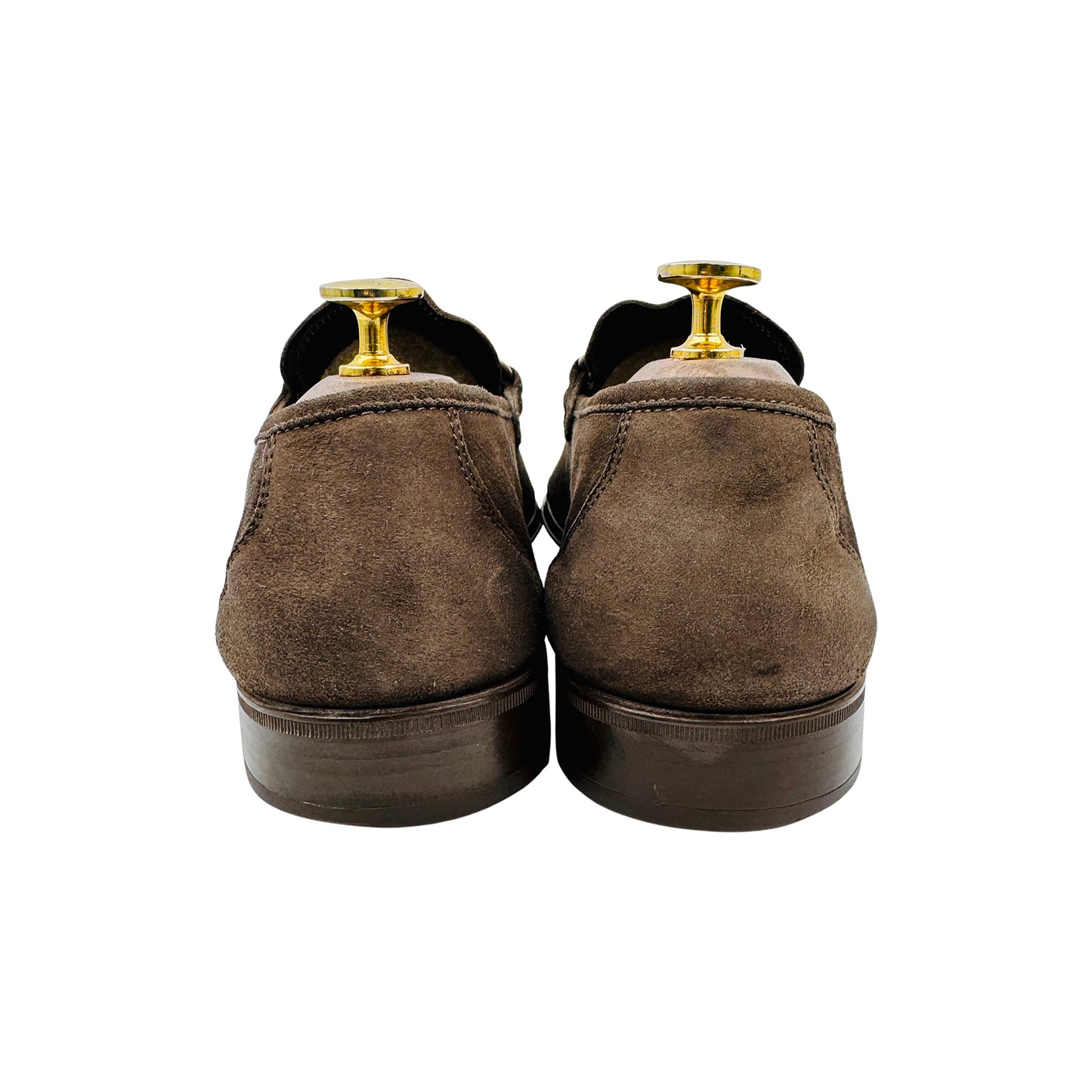 Salvatore Ferragamo Gancini Bit Brown Loafers (Size 42.5)