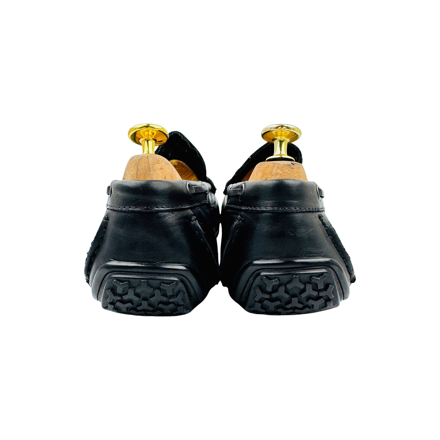 Bally Pearce Black Leather Driving Loafers (Size 43)