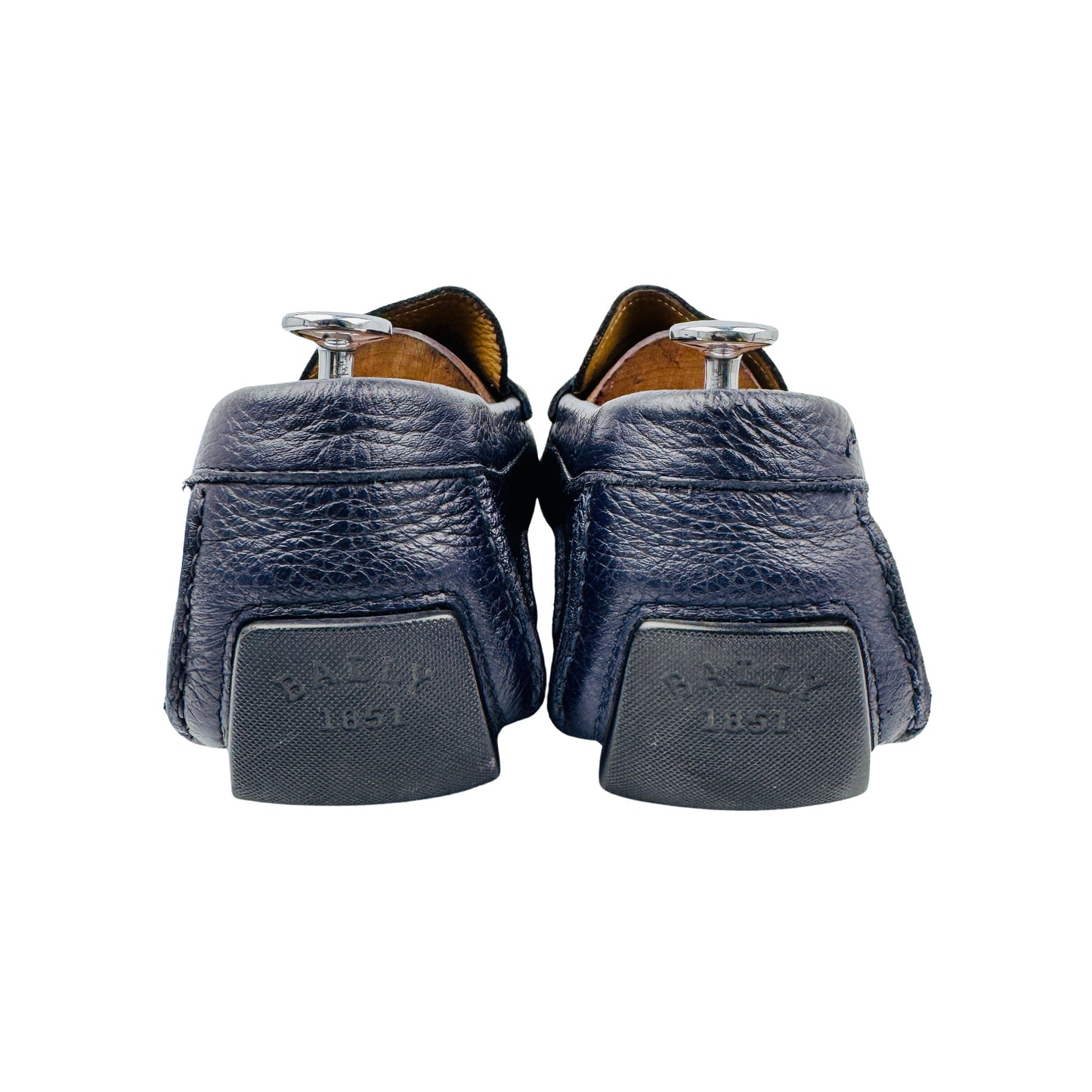 Bally Men's Pebbled Leather Penny Loafers (Size 46/46.5)