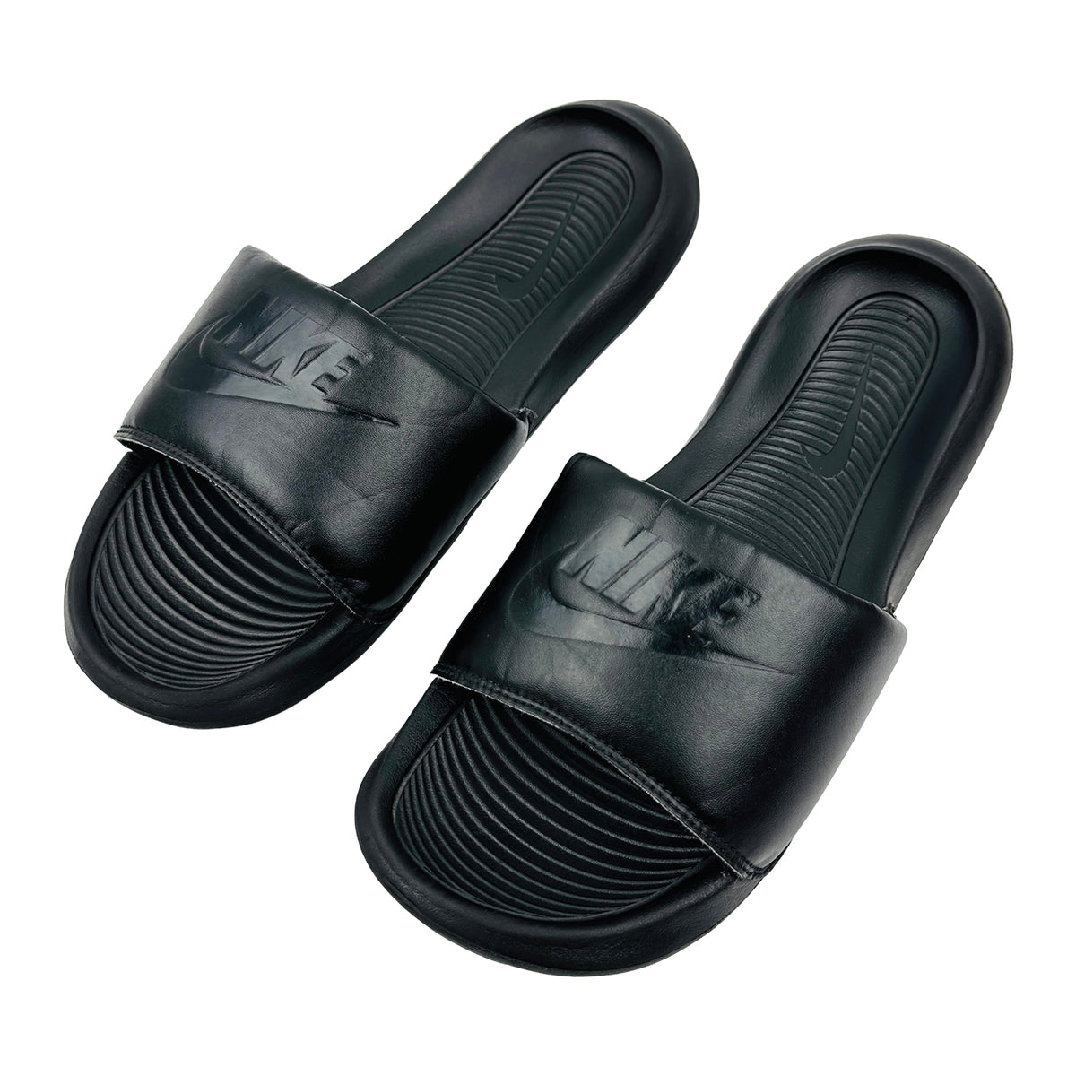 Nike Victori One Triple Black Slides (Size 41) - CN9675-003