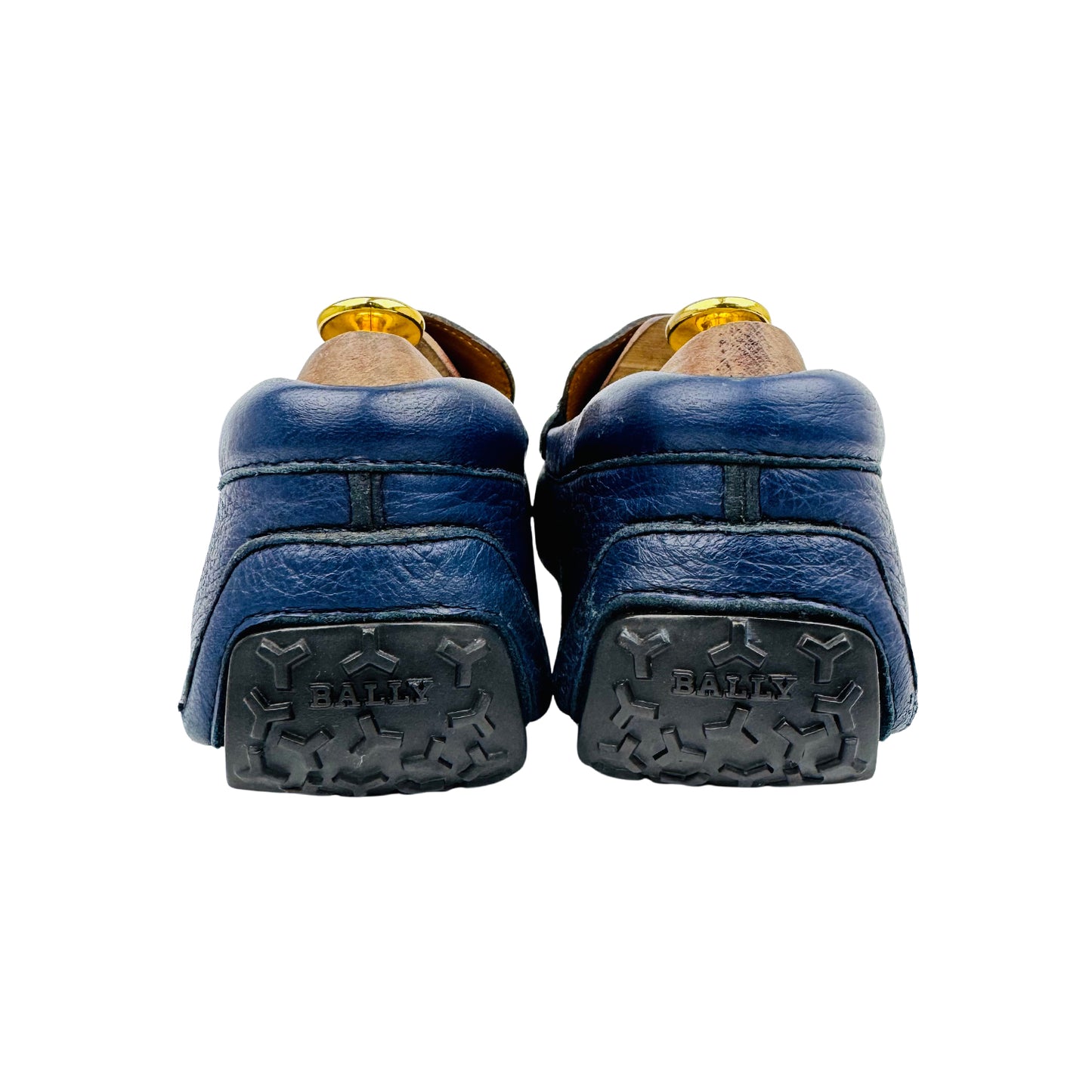 Bally Men's Picaro Blue Leather Loafers (Size 42.5/43)