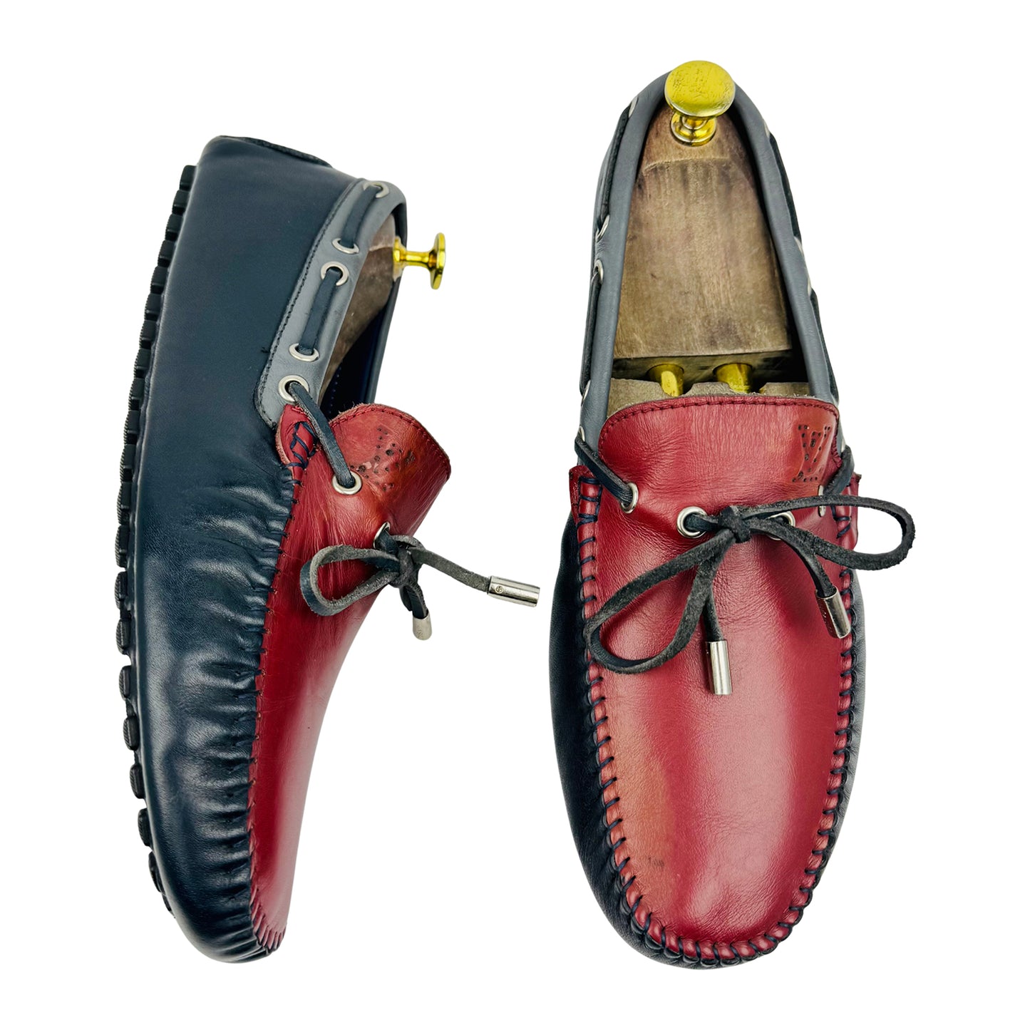 Louis Vuitton Men's Tri-Color Leather Loafer (Size 42)