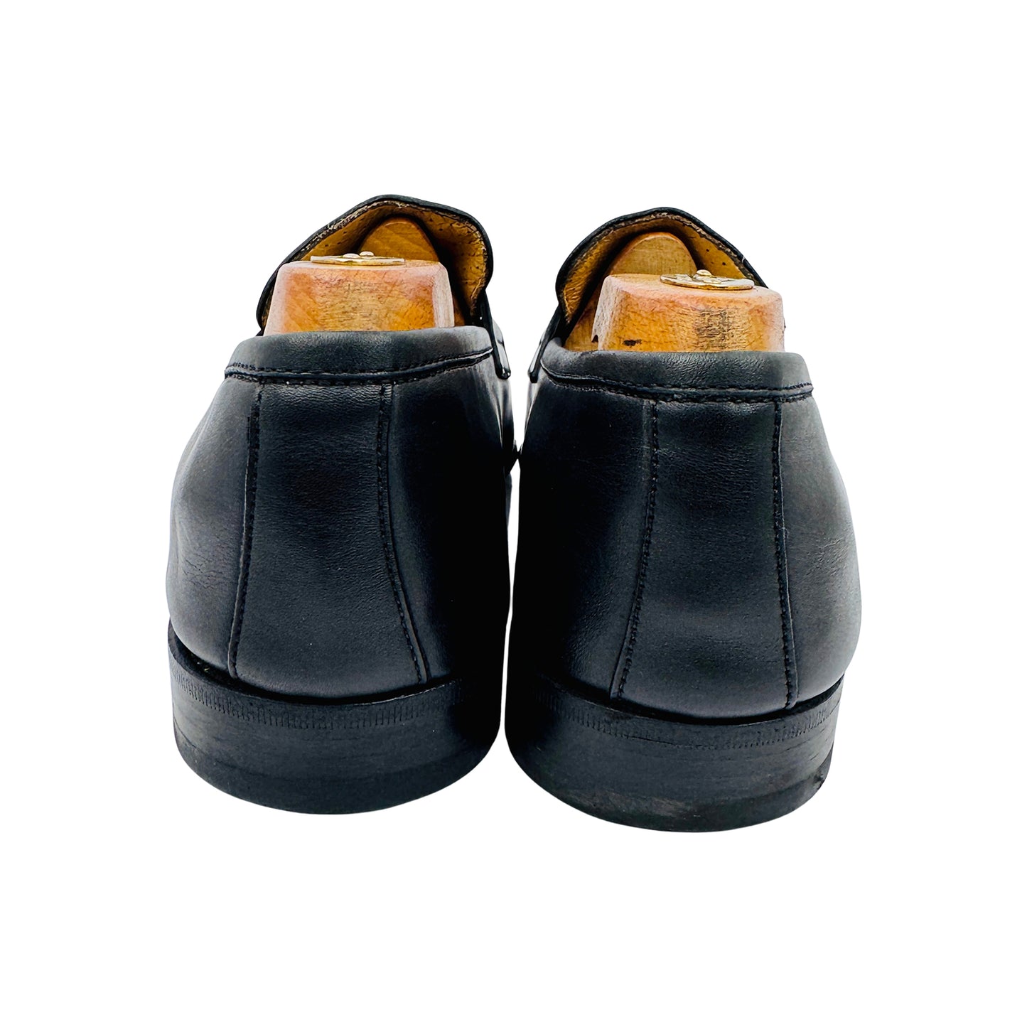 Berwick 1707 Black Penny Loafers (Size 43/43.5) - 5062