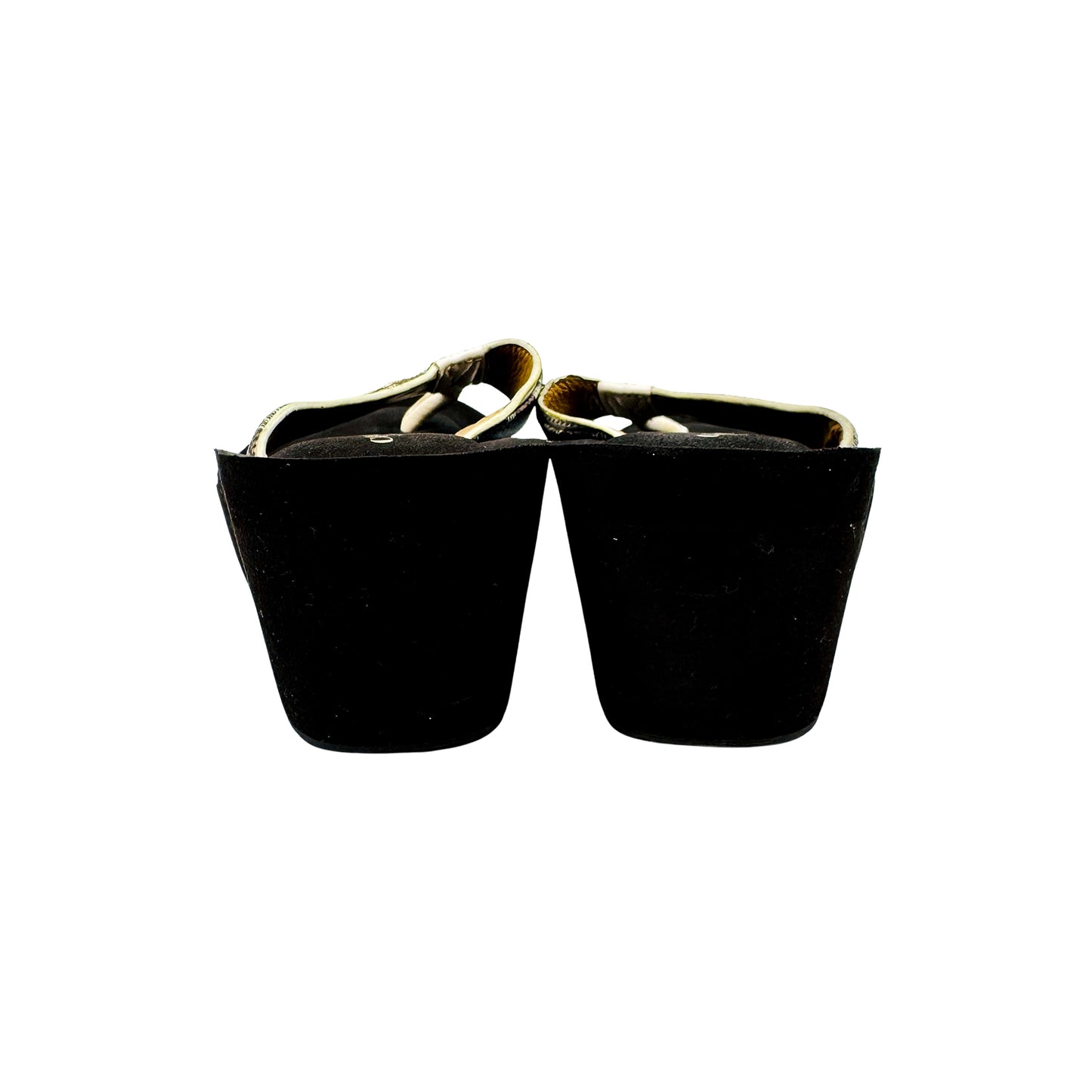 Coach Jolene Black Thong Flip Flops (Size 38)