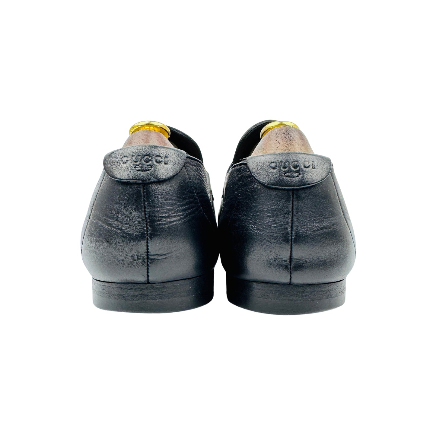 Gucci Men's Black Leather Italian Loafers (Size 43)