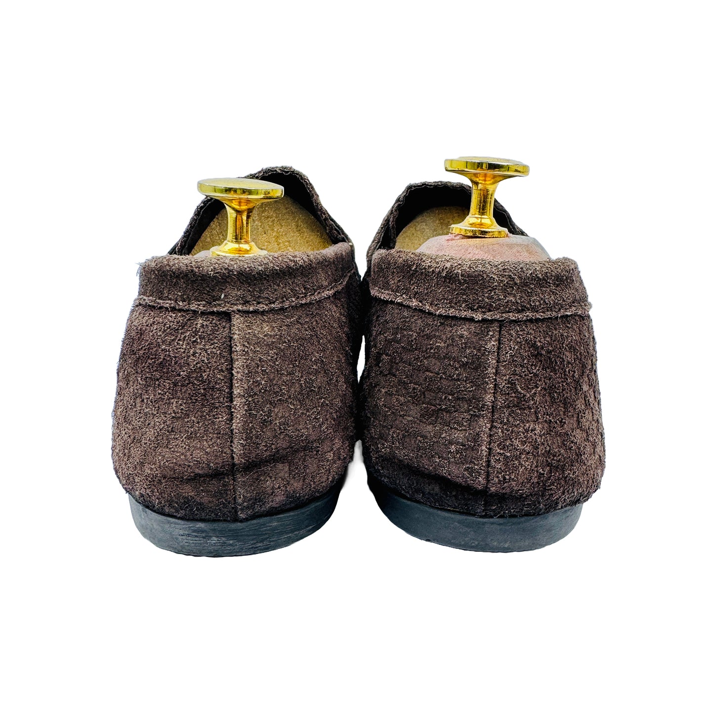 Louis Vuitton Men's Brown Suede Loafers (Size 41.5/42)