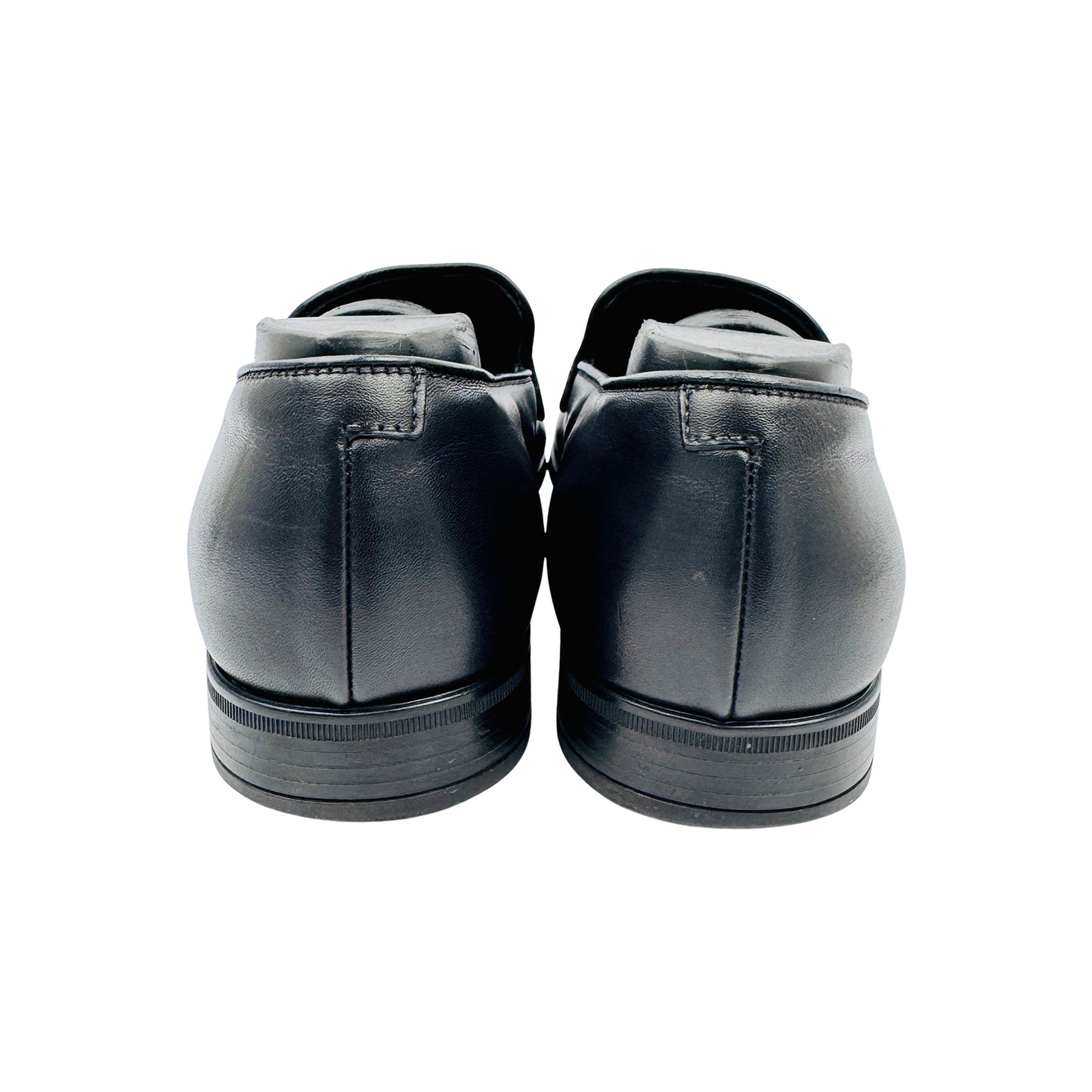 Prada Men's Black Leather Loafers (Size 39.5/40) - 2DC189