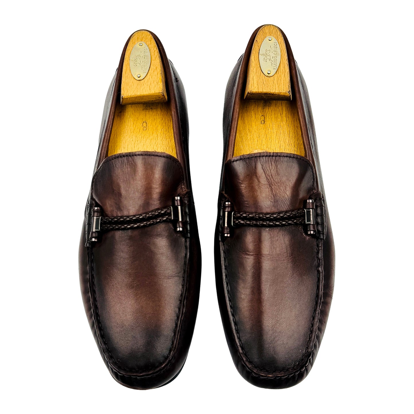 Pierre Cardin Men's Dark Brown Loafers (Size 42.5)