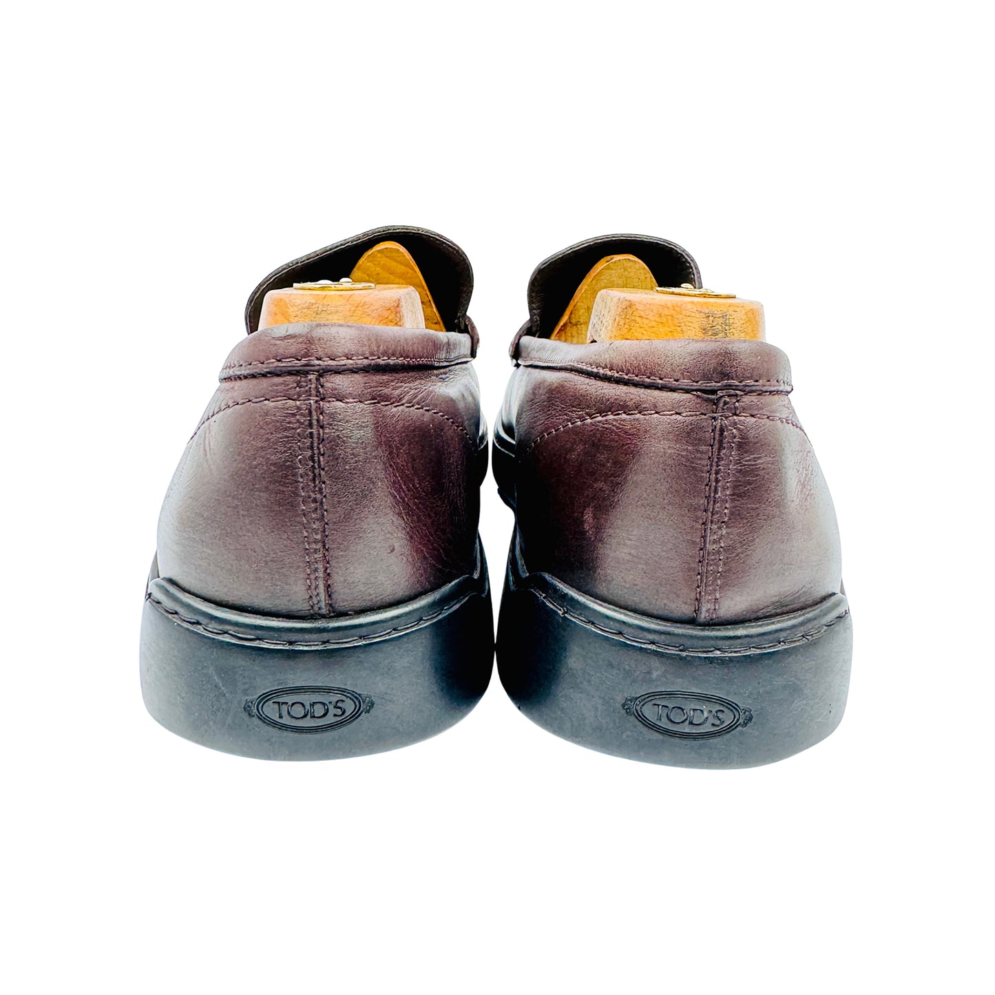 Tod's Men's Brown Leather Penny Loafers (Size 43/43.5)