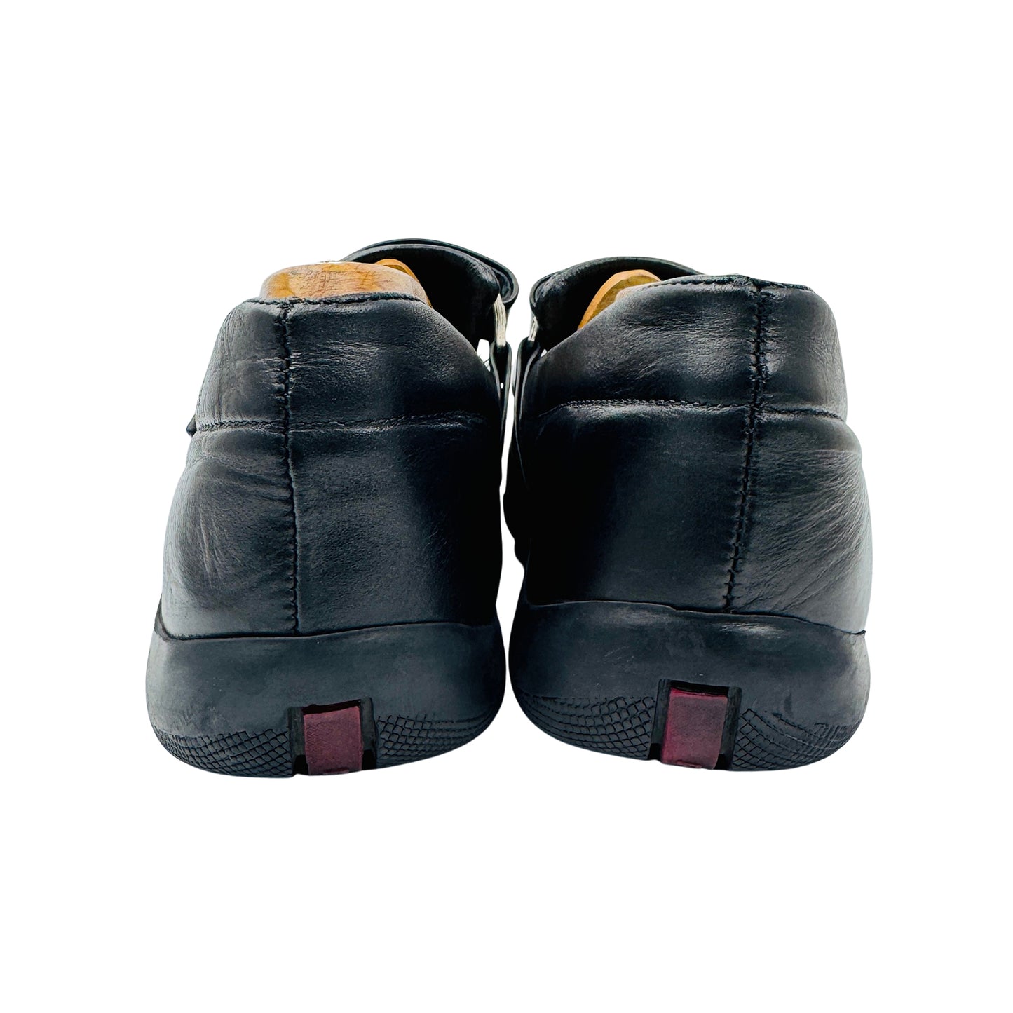 Prada Men's Black Italian Loafers (Size 43.5)