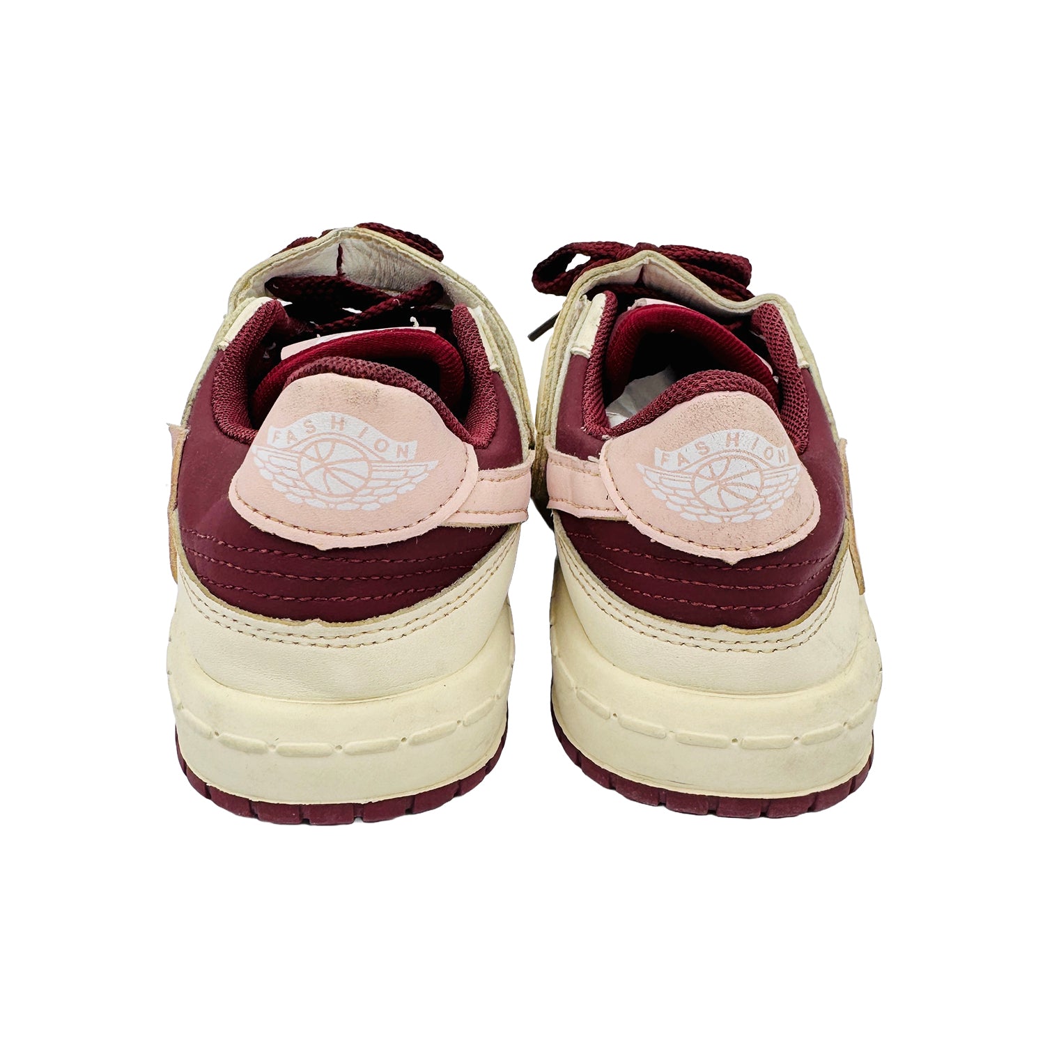 Back Side image of Nike Kid's Off-White Fashion Sneakers (Size 30)