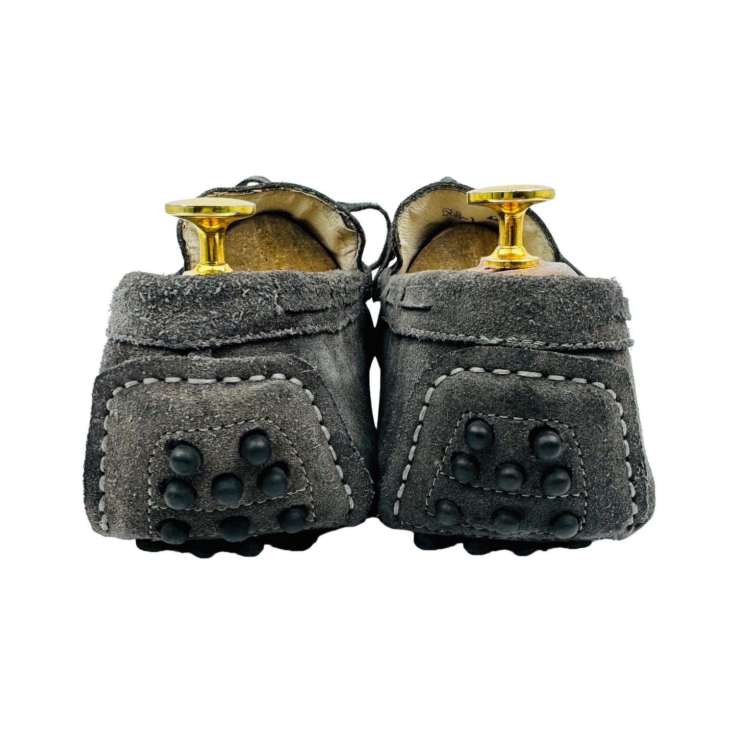 Tod's Men's Grey Genuine Suede Loafers (Size 42)